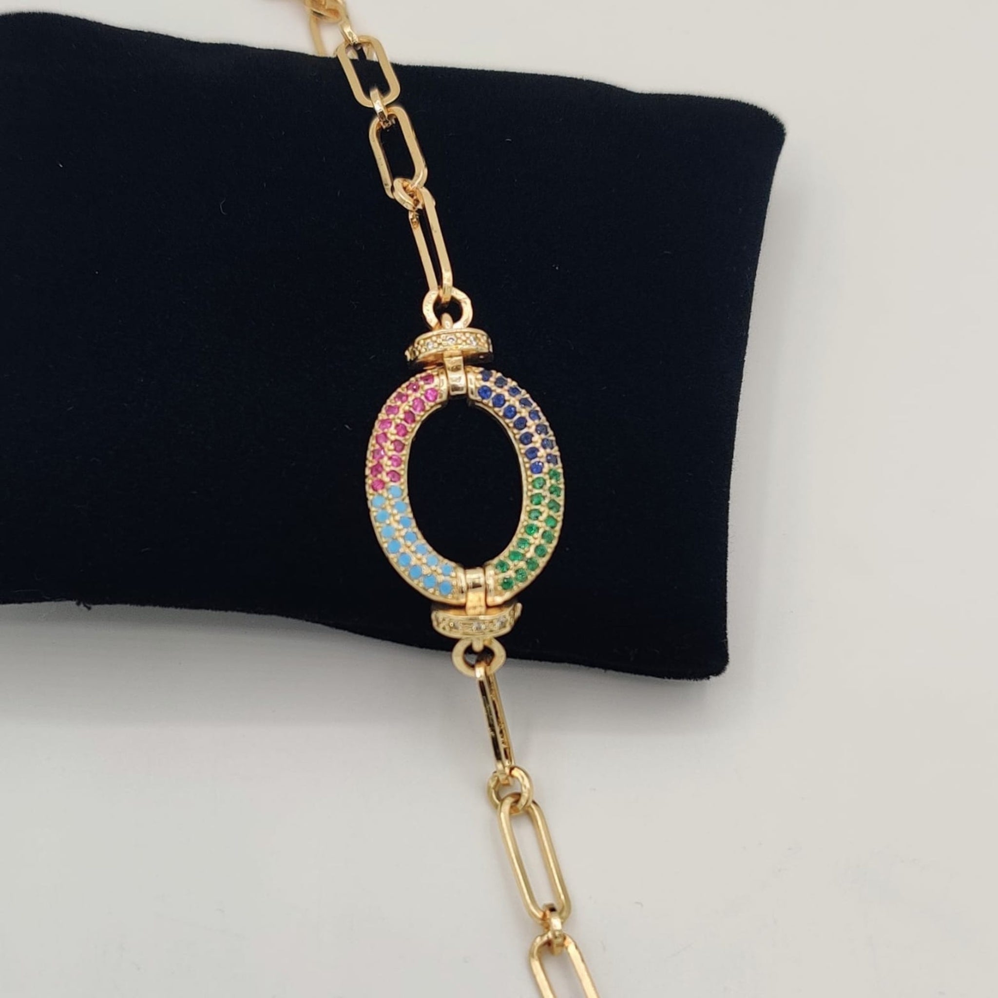 Multi Ringo Chain Bracelet