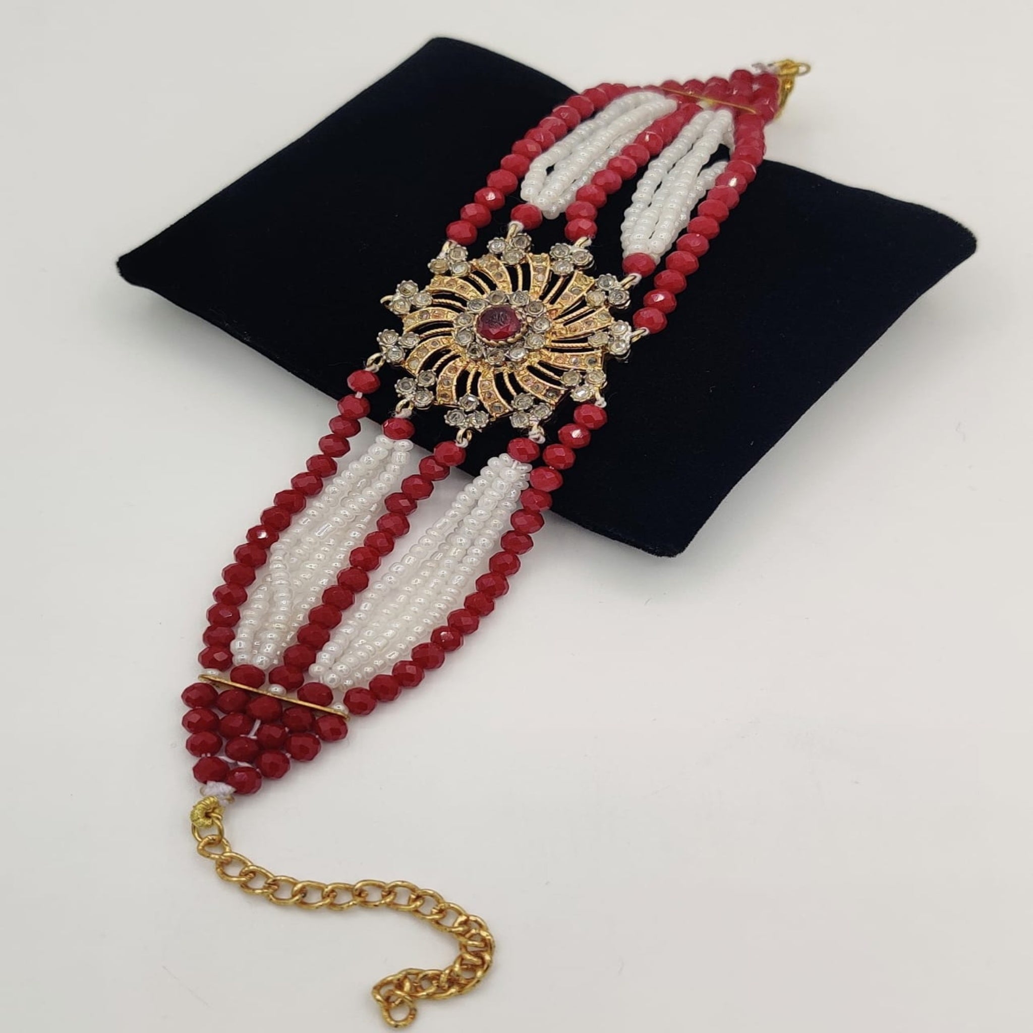 Kundan Beaded Bracelet for girls