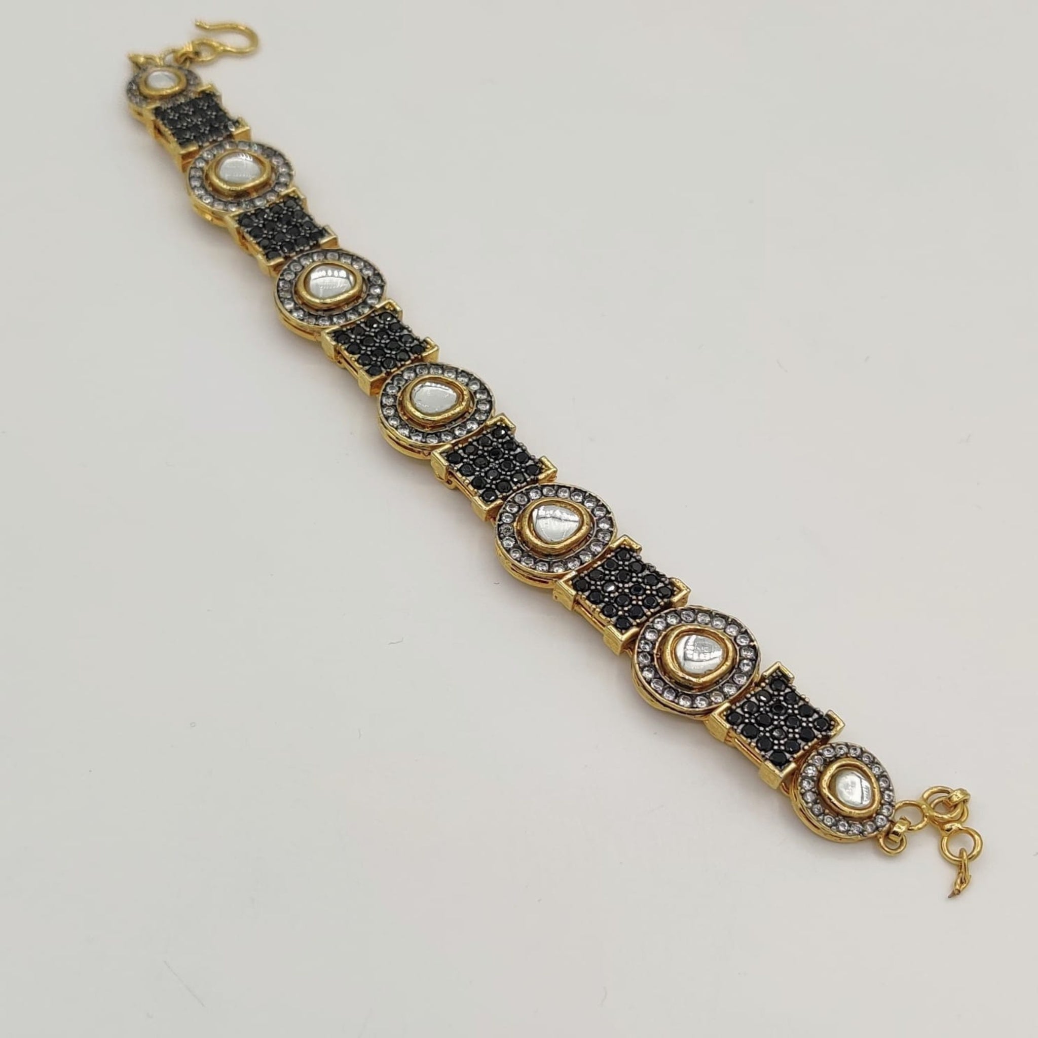 Zircon Kundan Bracelet