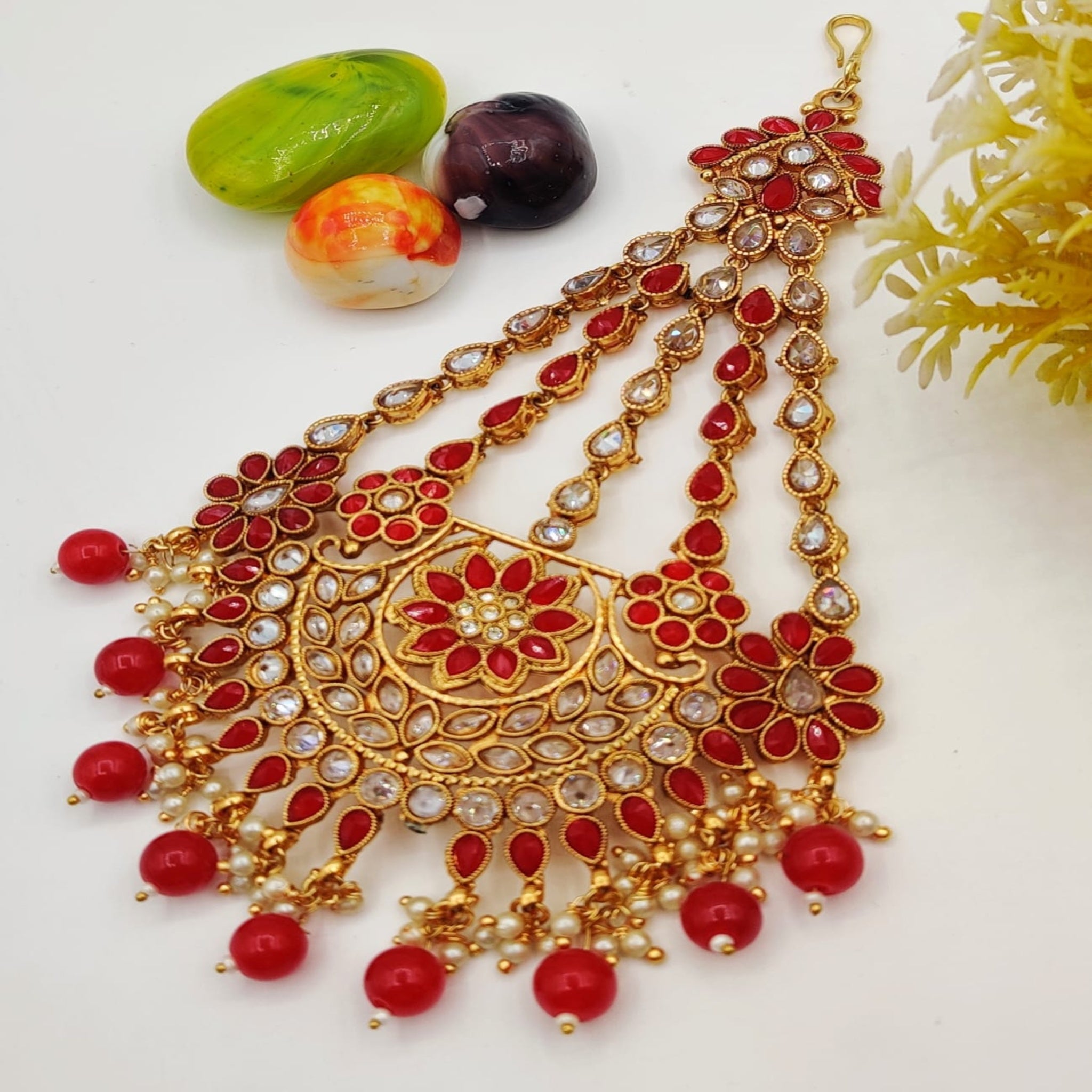 Red & Golden Jhoomar