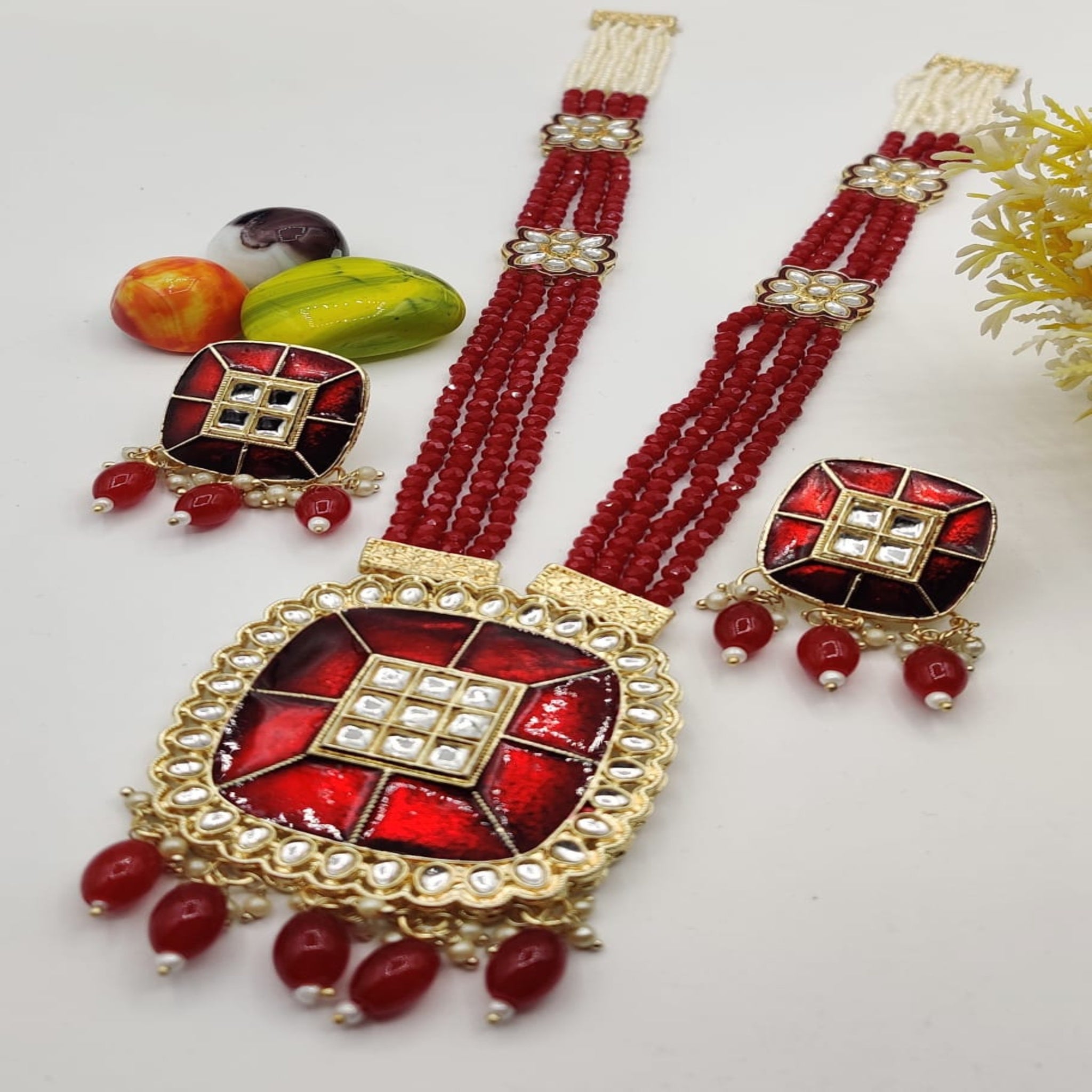 Kundan Delightful Maala Set (FDM3)