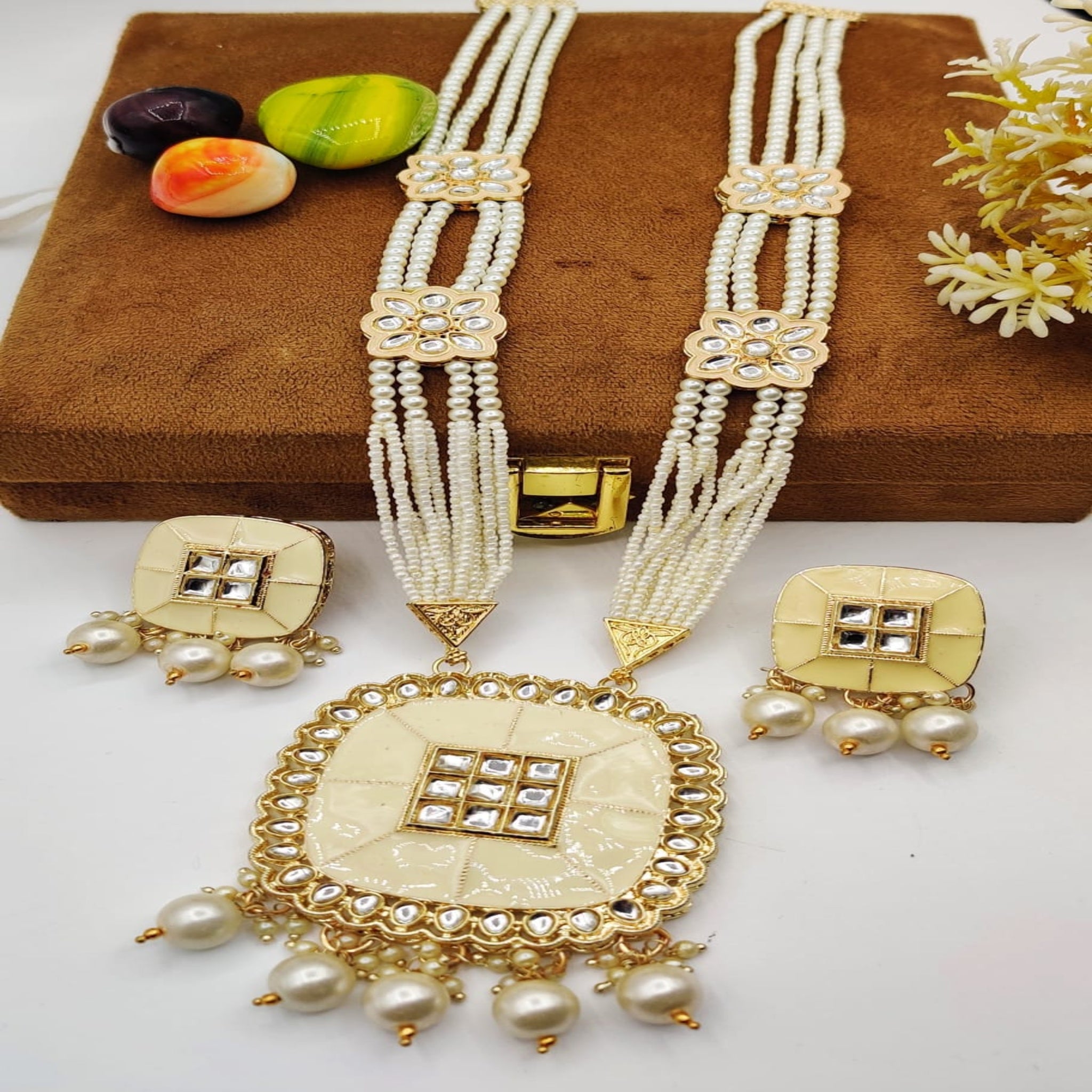 Kundan Delightful Maala Set (FDM3)