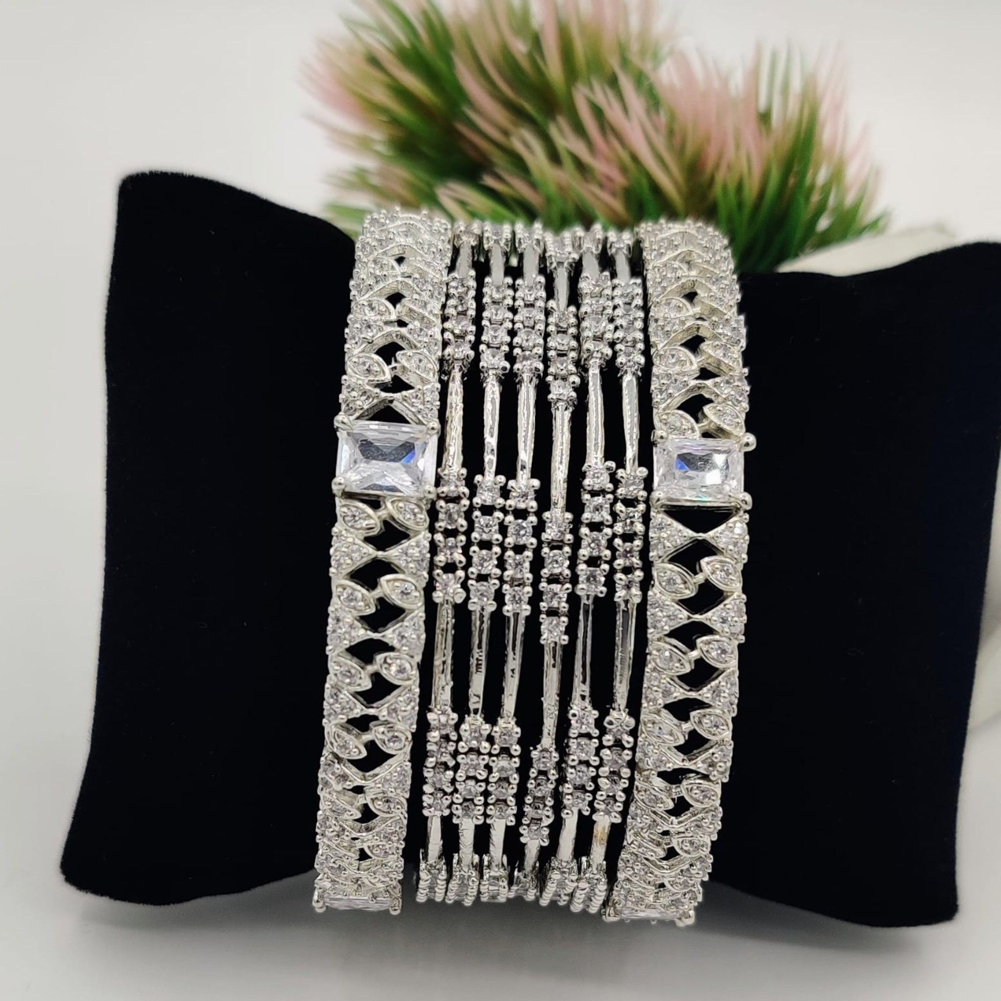 Silver Karrat Kara Bangles (FSAB15)