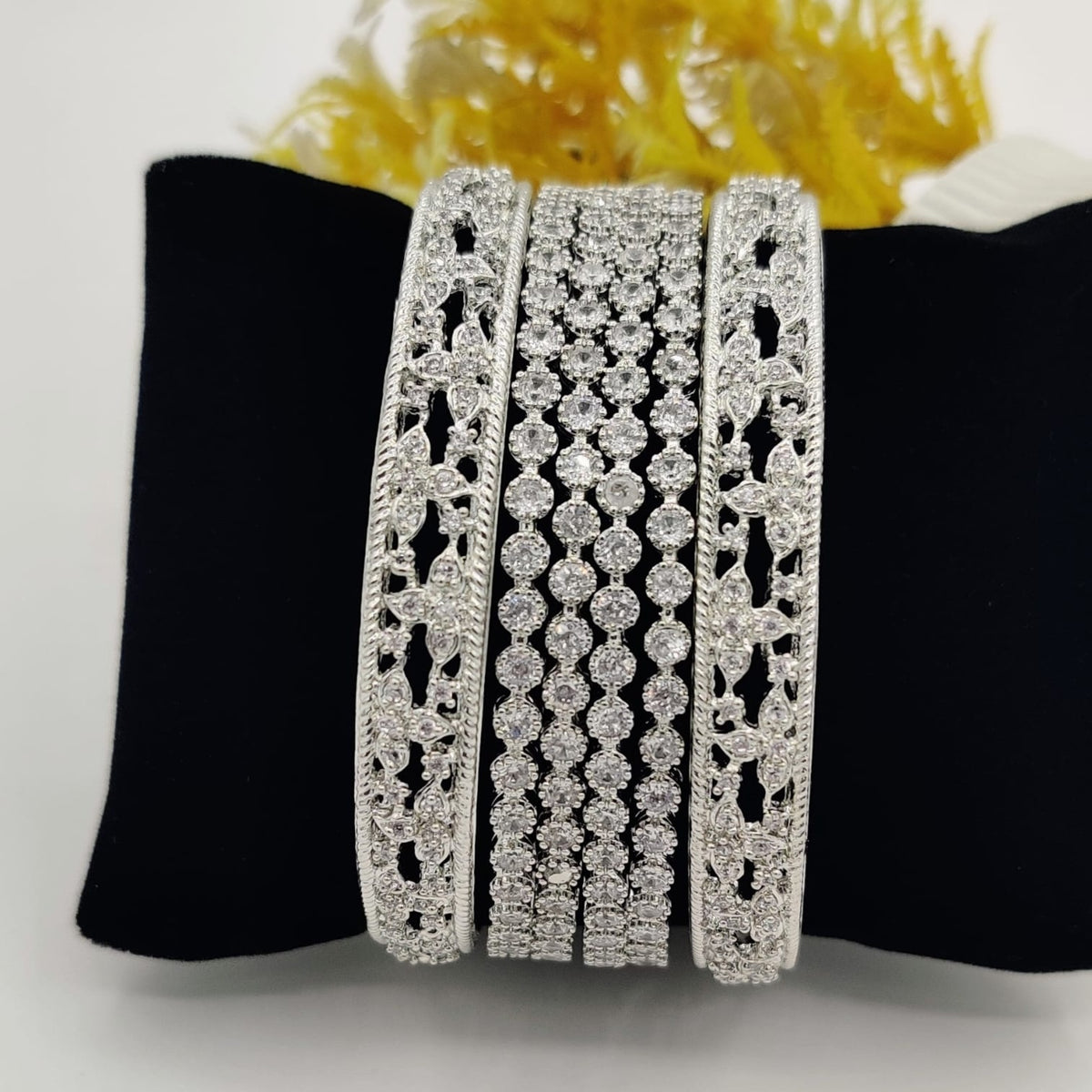 Silver 6 Pc Karrat Bangles (FSAB8)