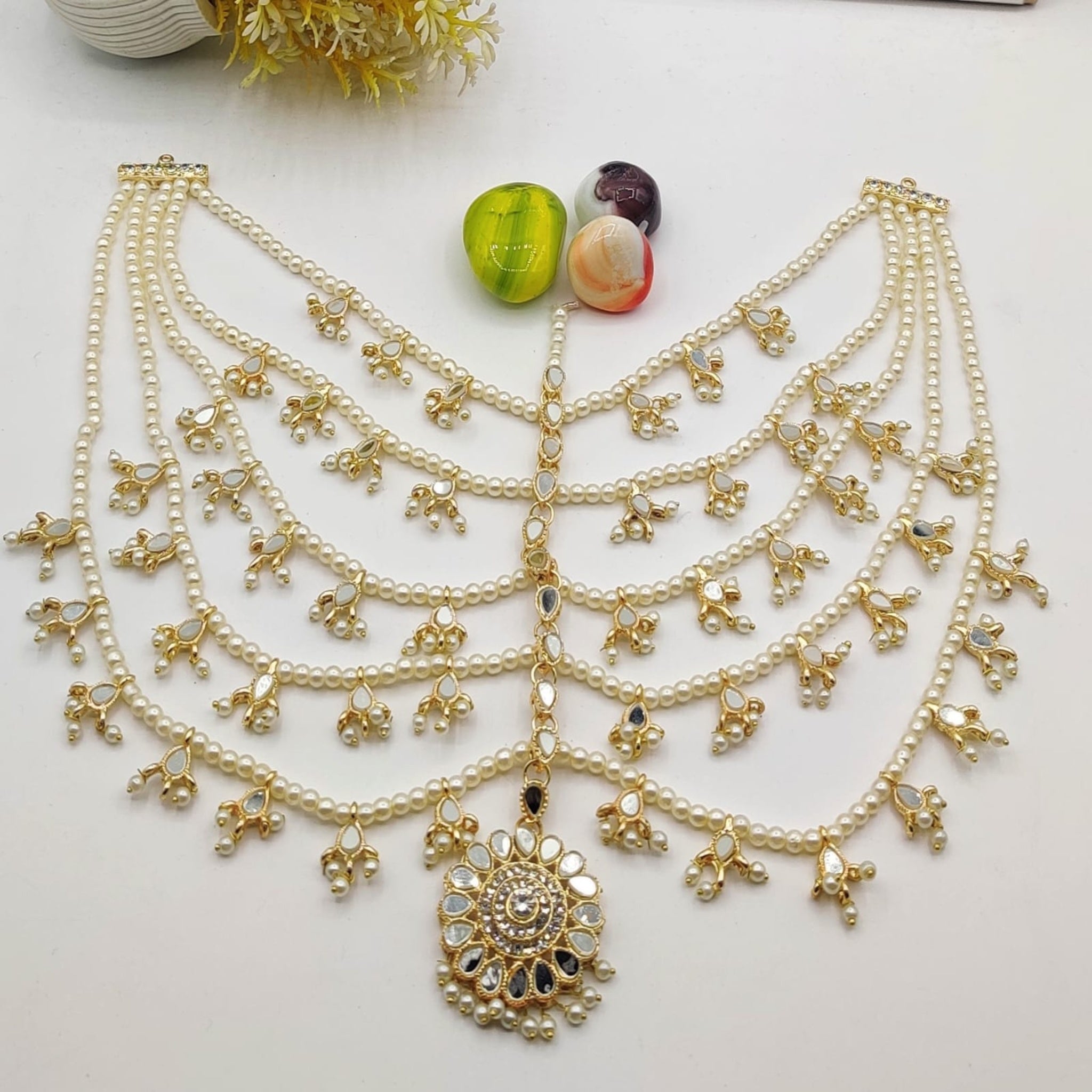 Kundan Full Head Mathapatti