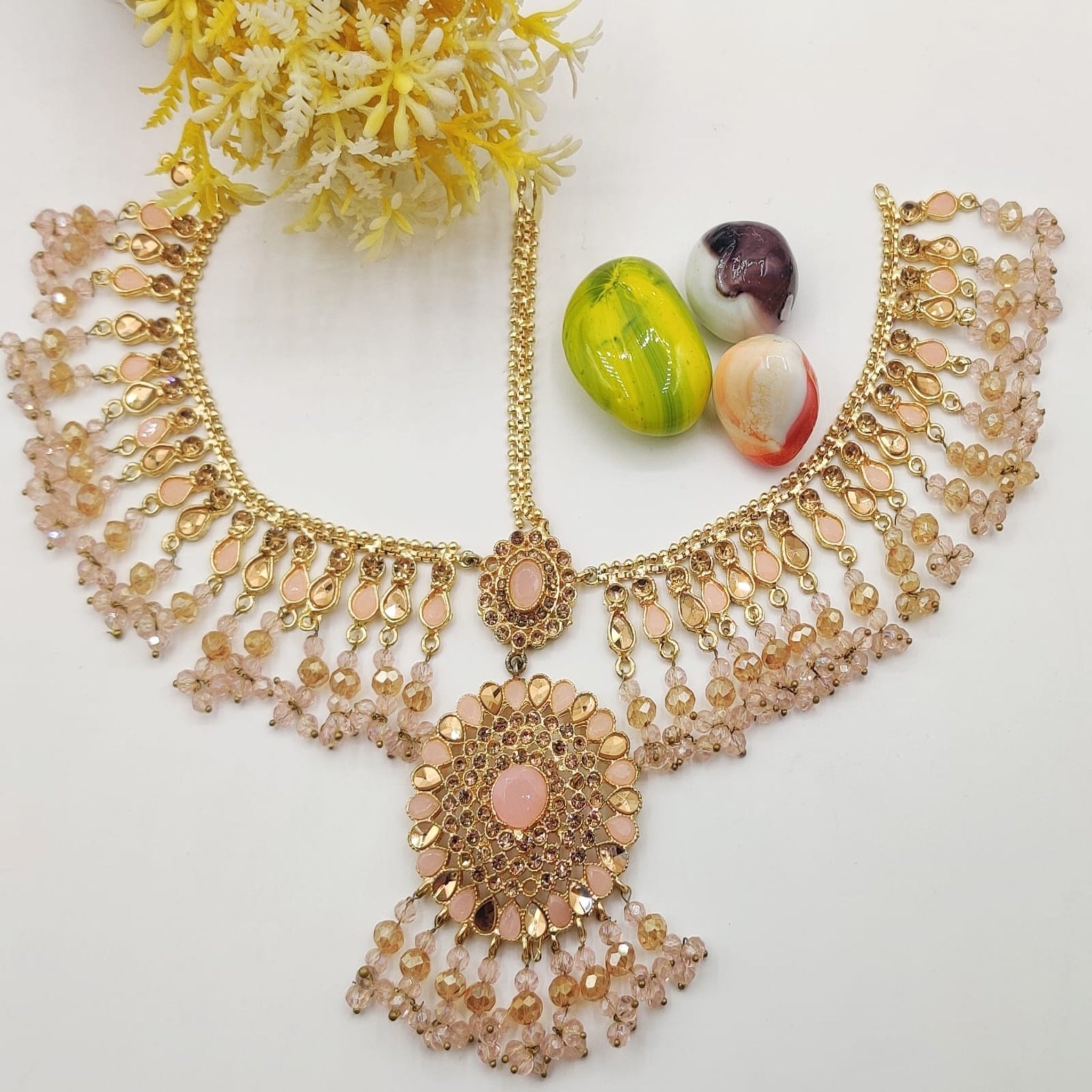 Pink Golden Mathapatti