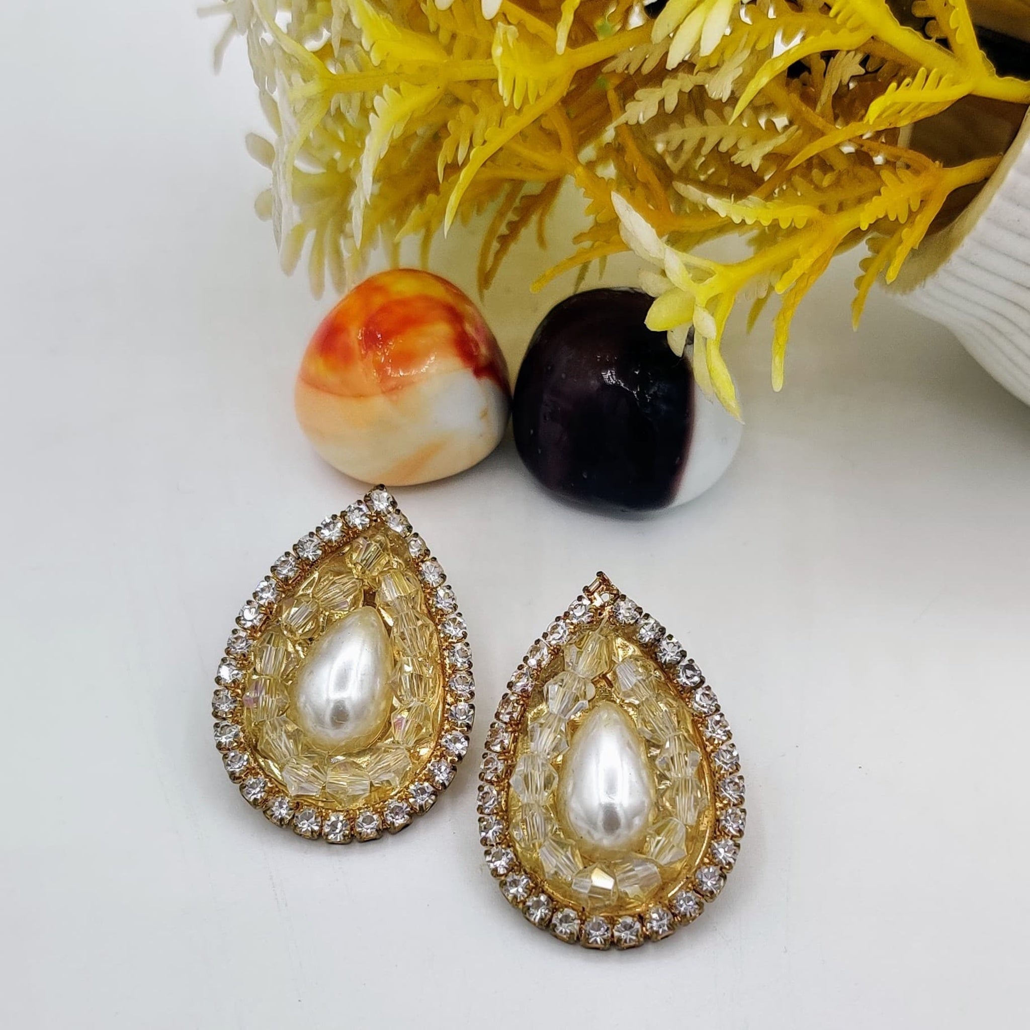 Pearl Drop Ear Rings(Es44)