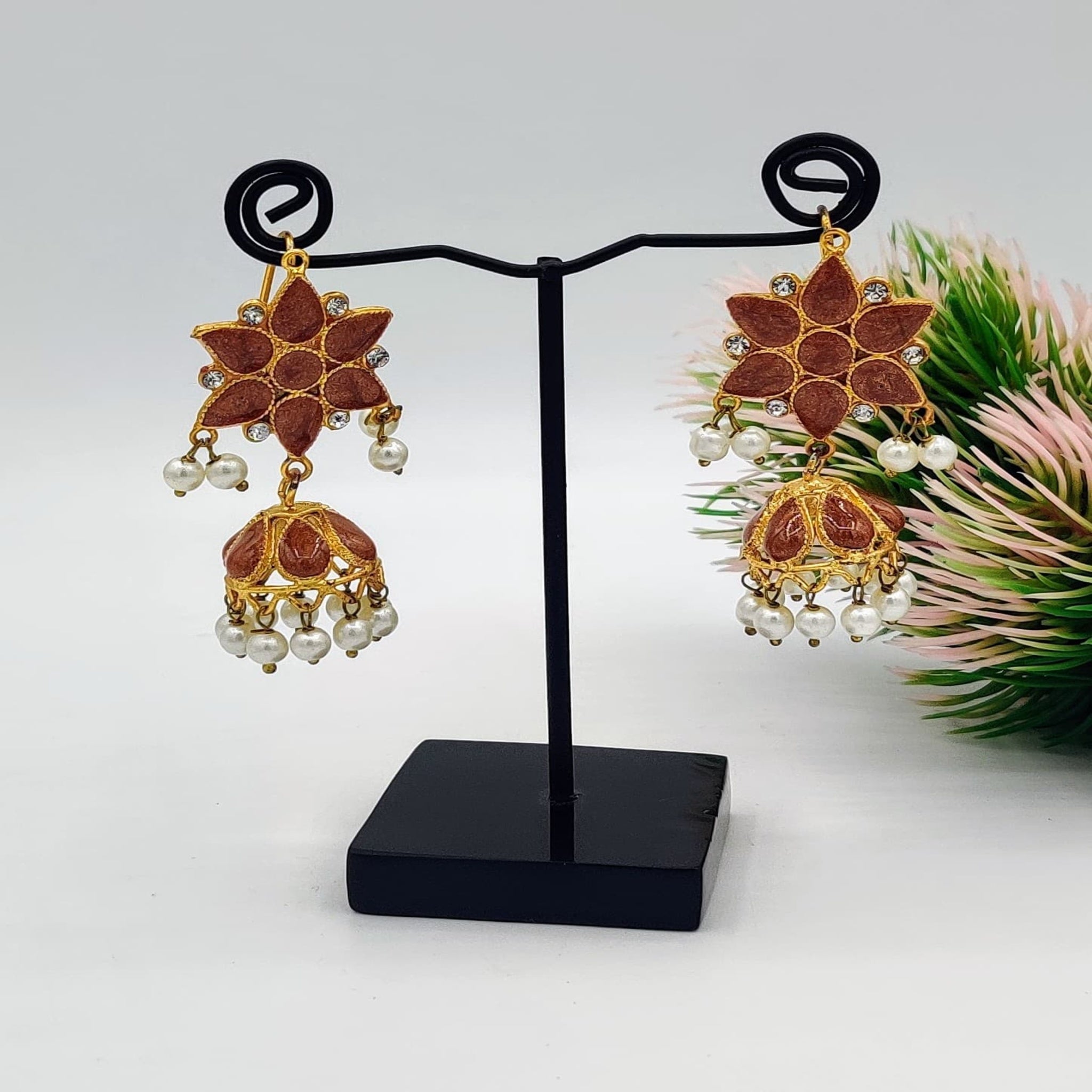 Colored Star Jhumki(Es61)