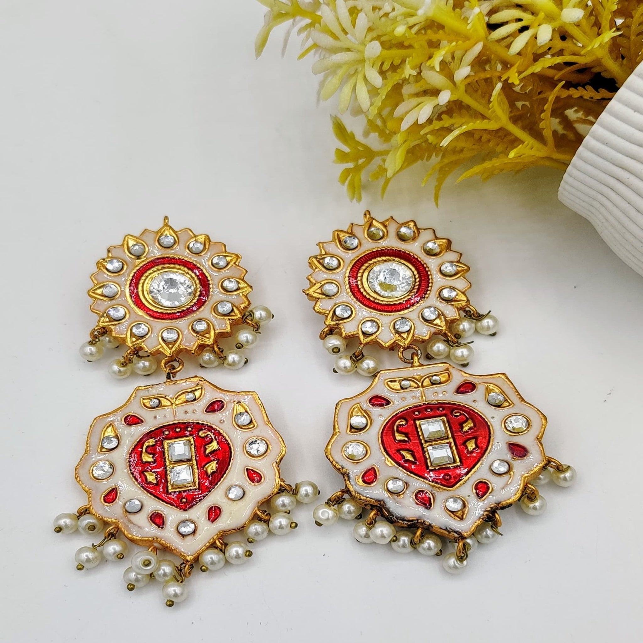 Elegant MeenaKari Ear Rings(Es66)