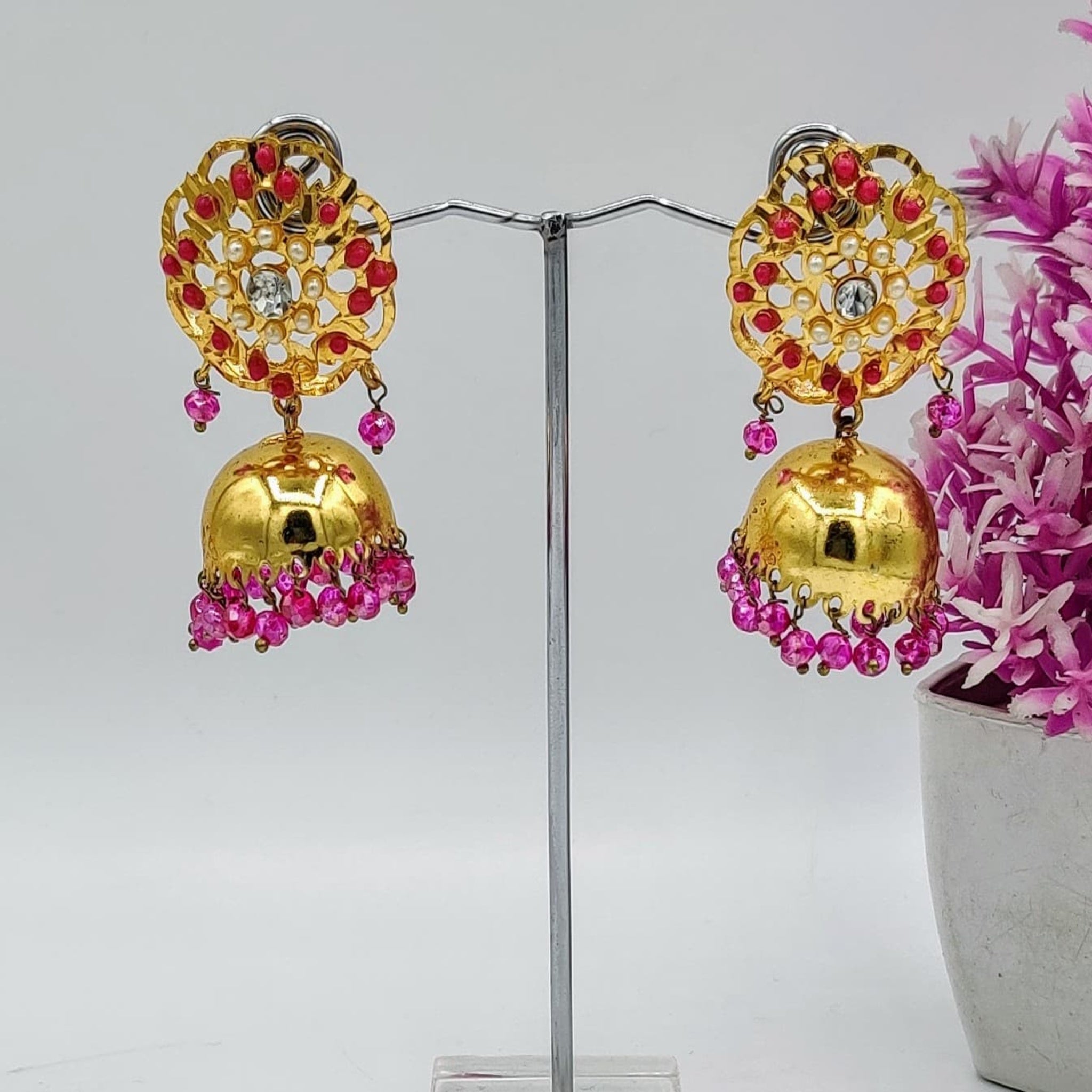 Shocking Golden Jhumki (Es102)