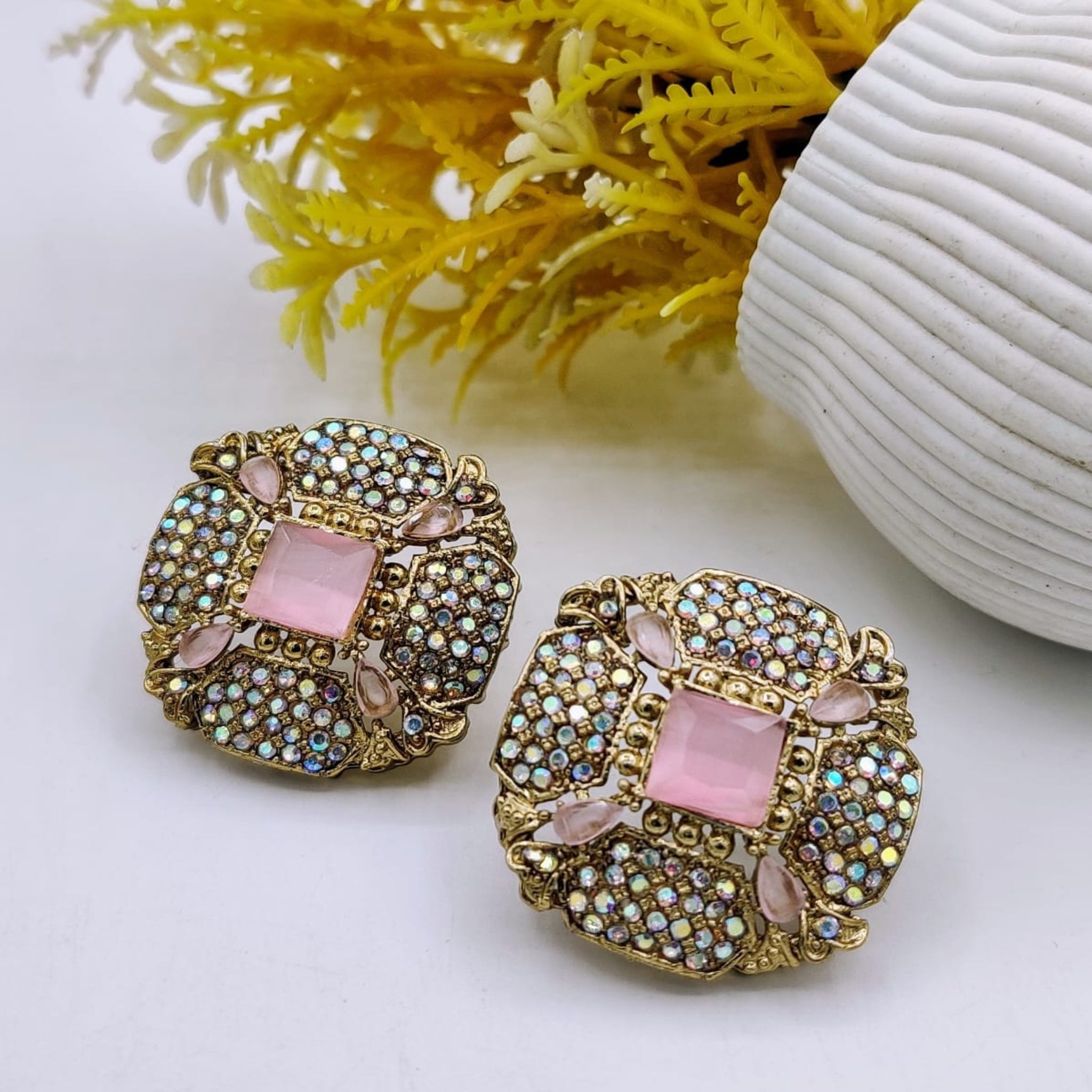 Antique Fancy Zircon Tops (FSE93)