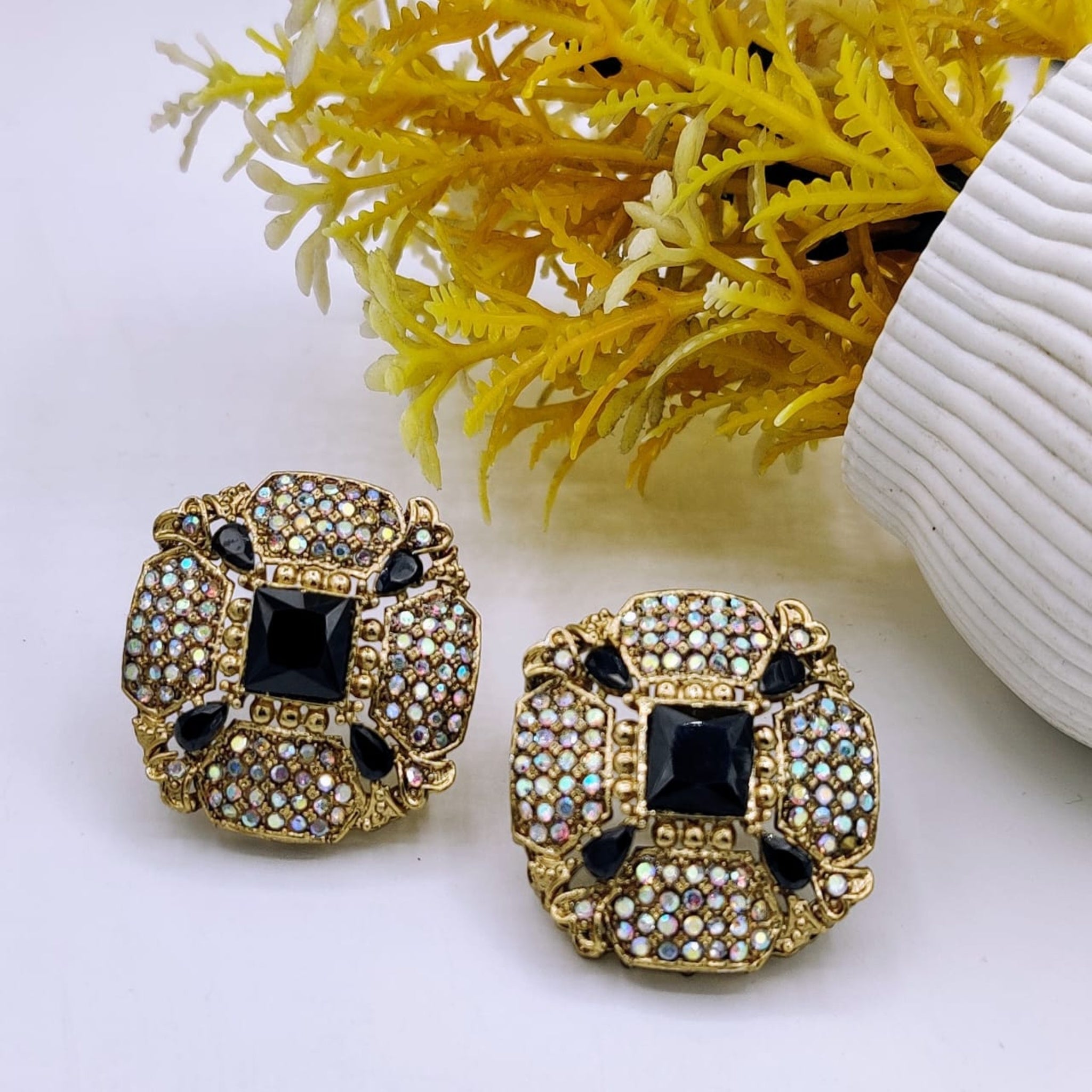 Antique Fancy Zircon Tops (FSE93)