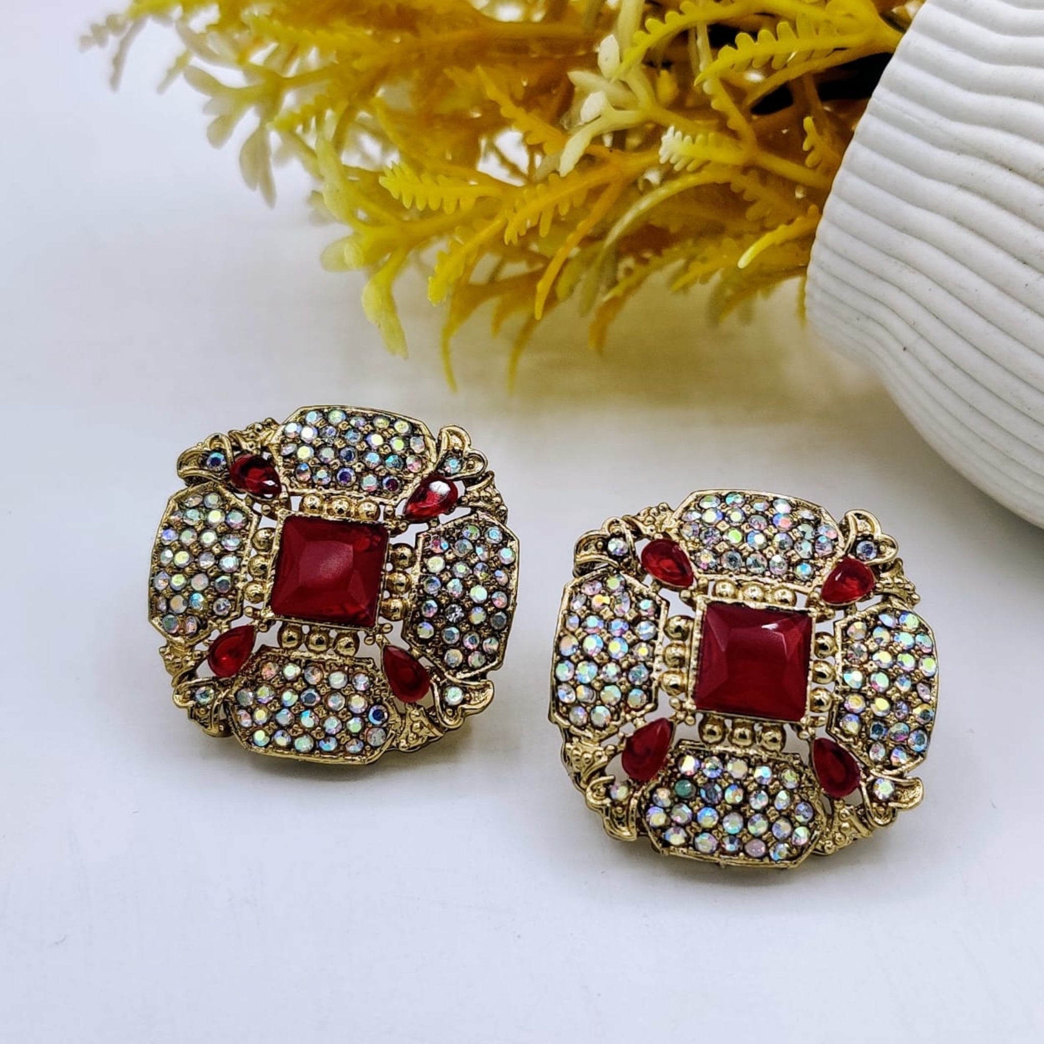 Antique Fancy Zircon Tops (FSE93)