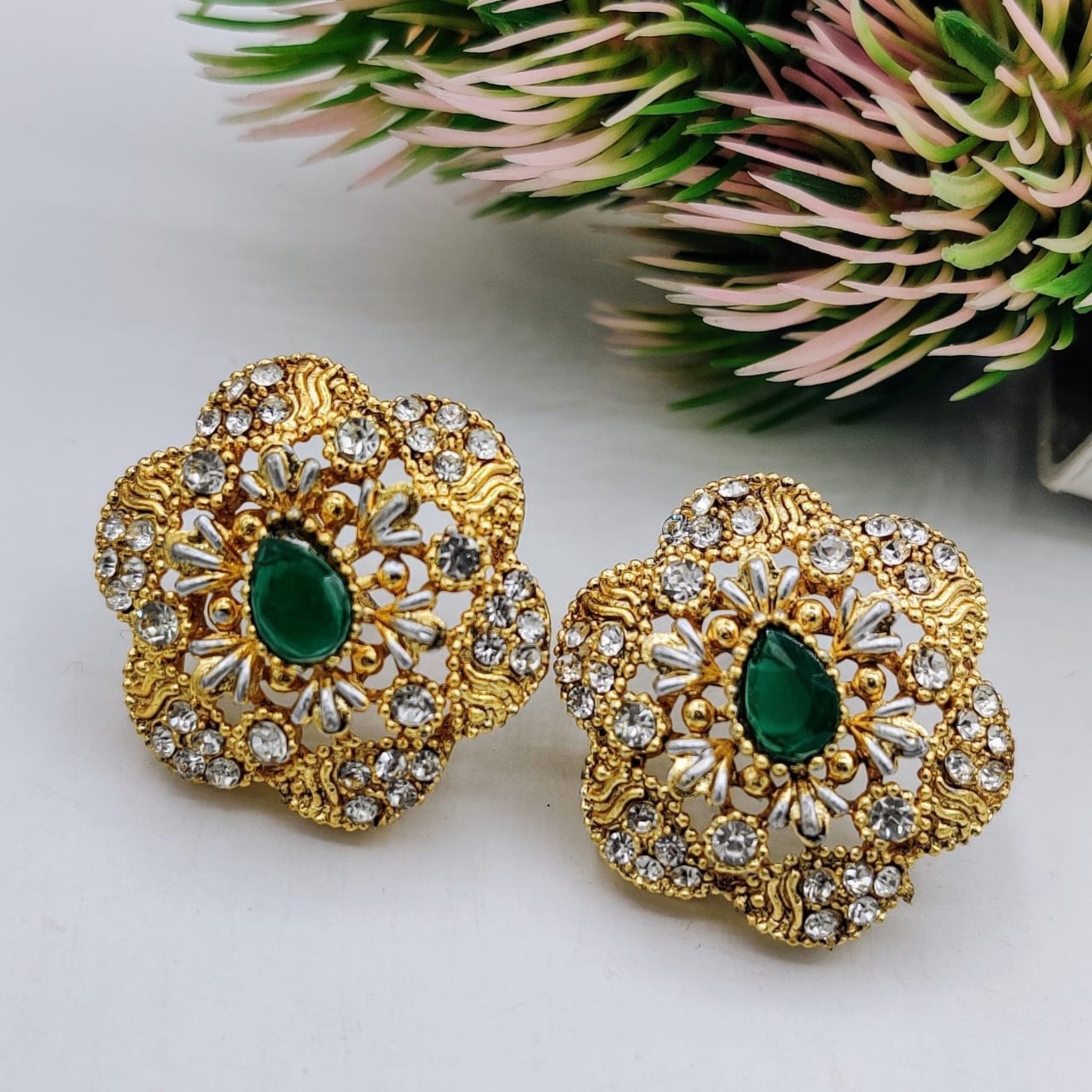 Flower Style Golden Tops (FSE102)