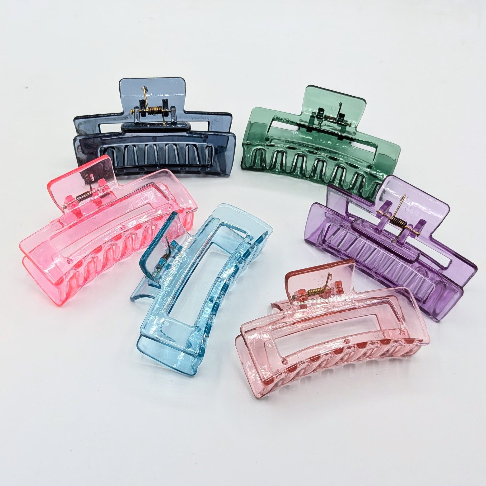 Transparent Colored pack of 6 hair catcher (FSH4)