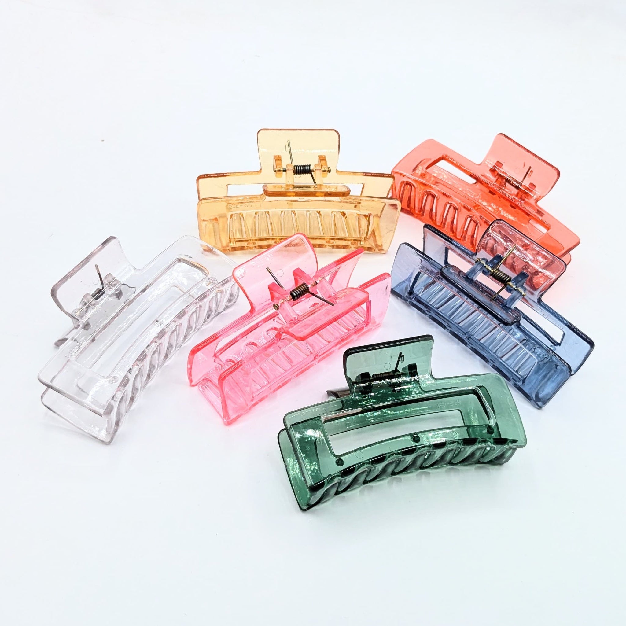 Transparent Colored pack of 6 hair catcher (FSH4)
