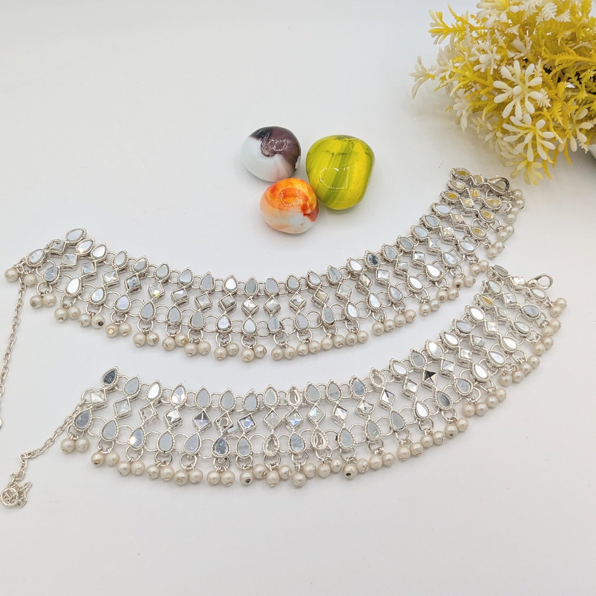 Anclet Pair Stone Work