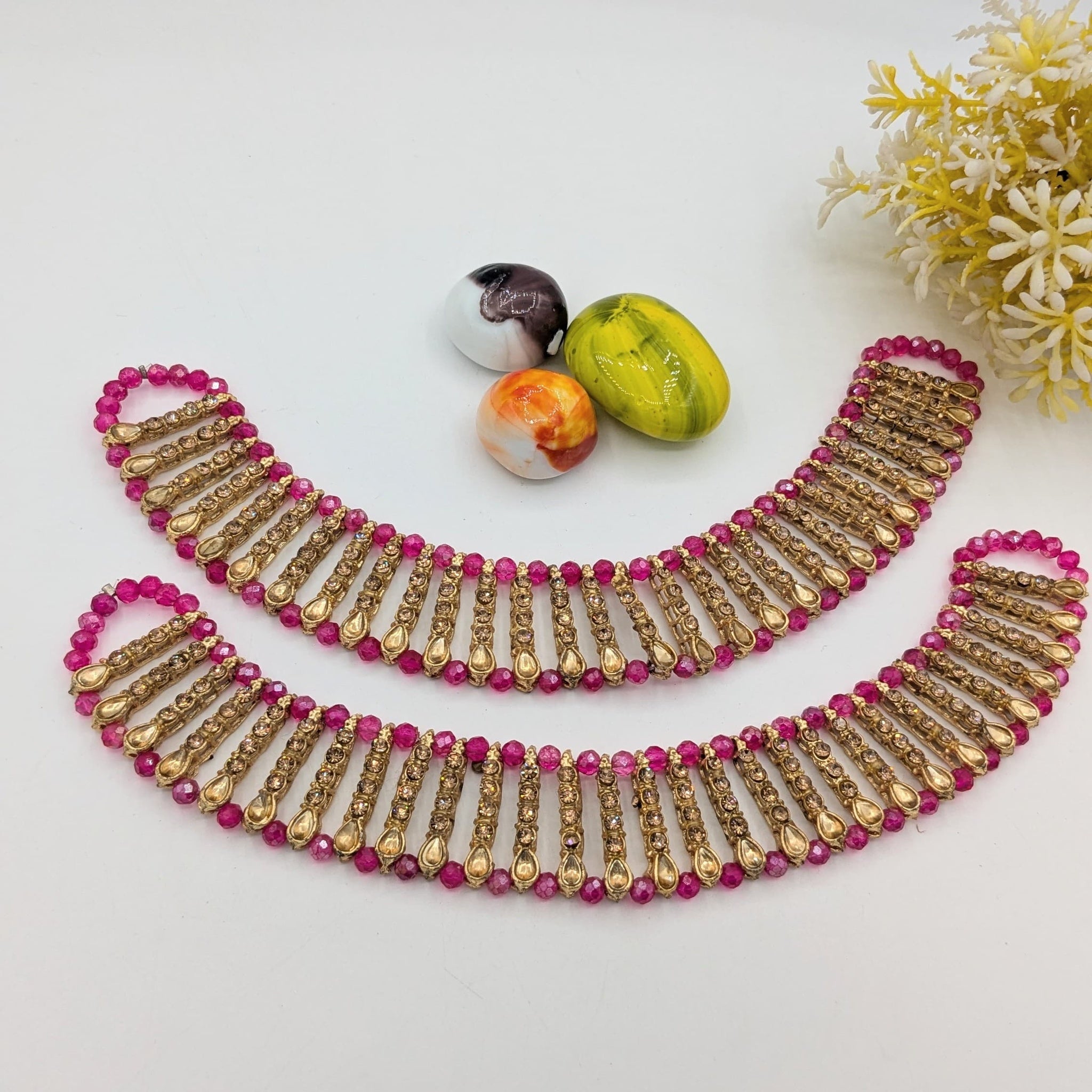 Purple Elegant Anklet