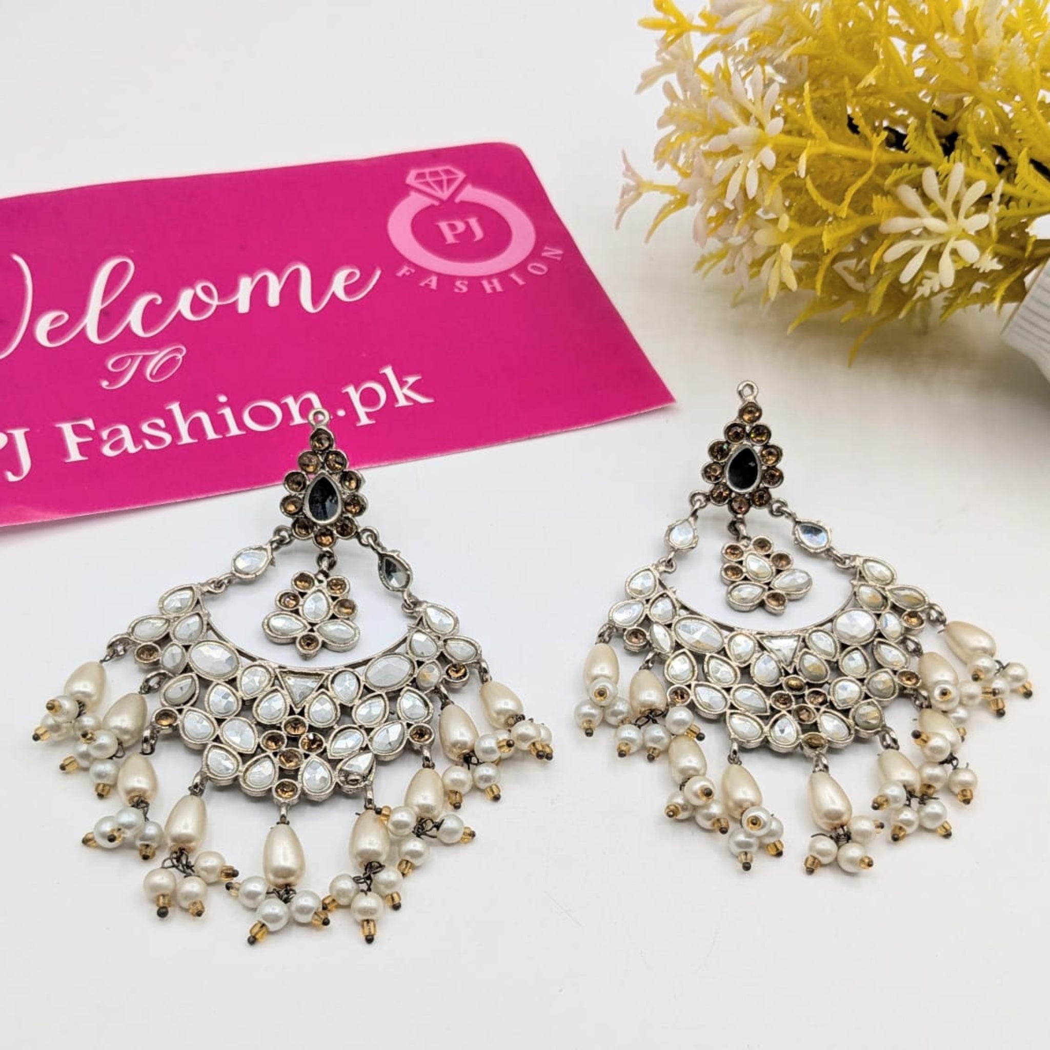 Antique Kundan Chalai Ear Rings (FSE145)