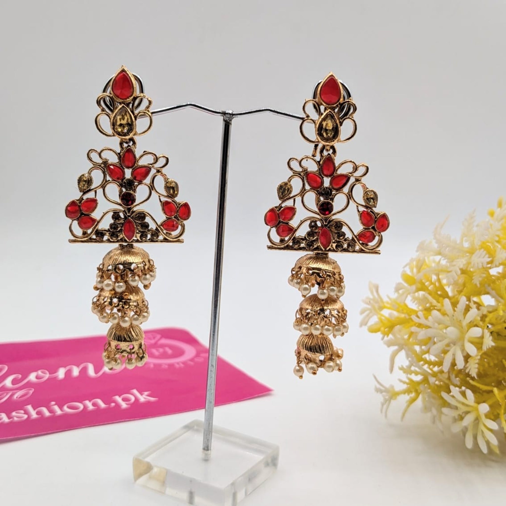 Matte Finish Elegant Ear Rings (FSE147)