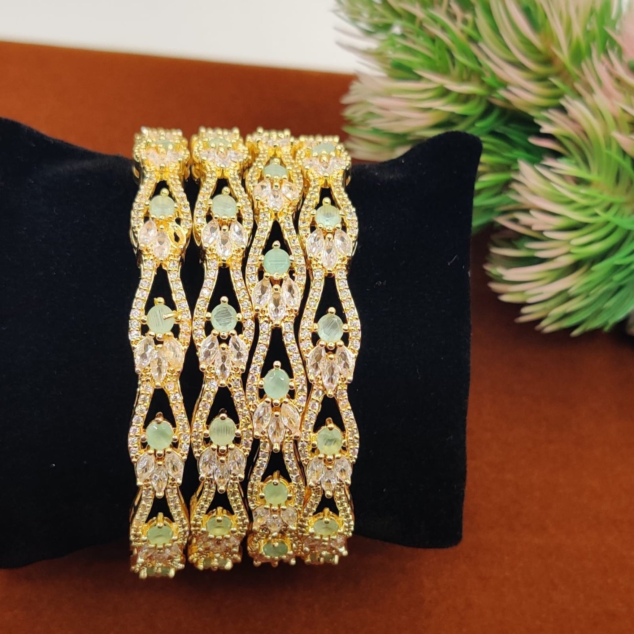 Silver AD Karrat Bangles – Luxury Finish (FSAB3)