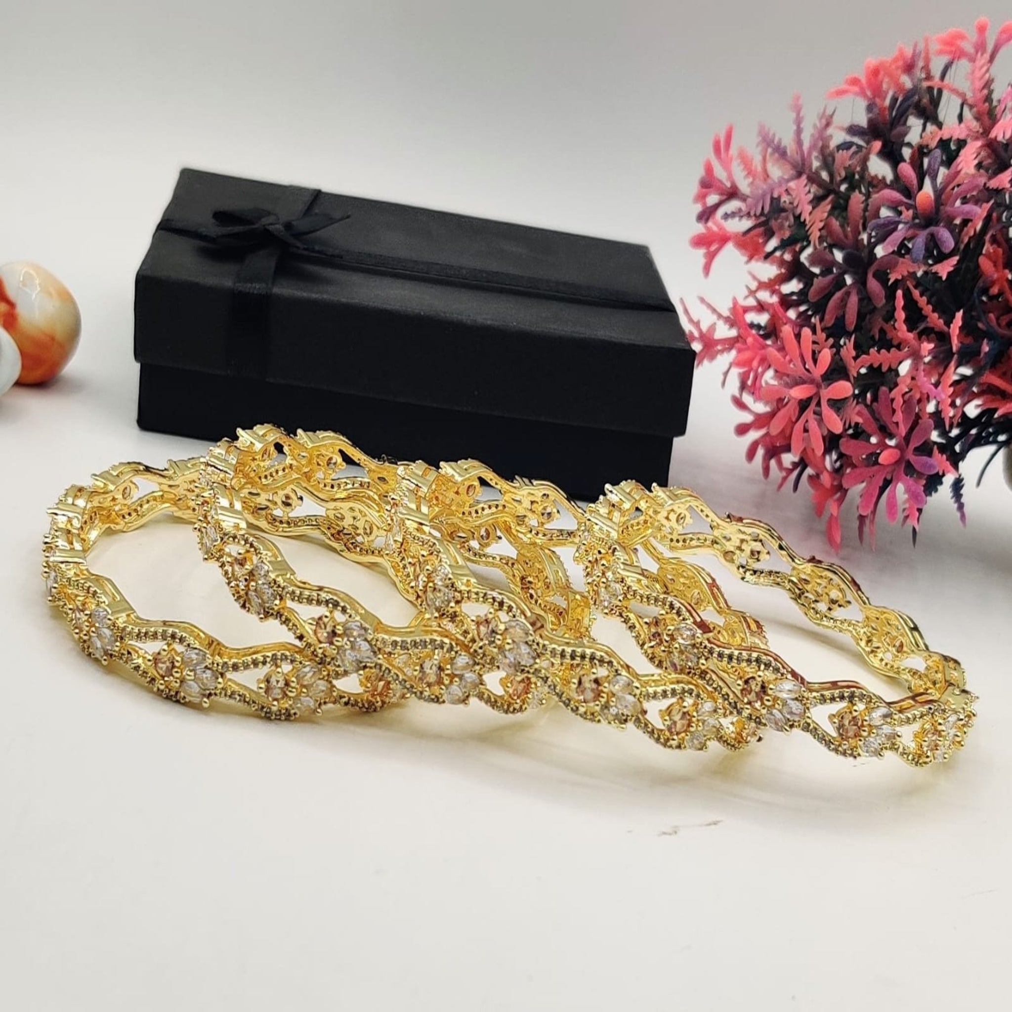 Silver AD Karrat Bangles – Luxury Finish (FSAB3)