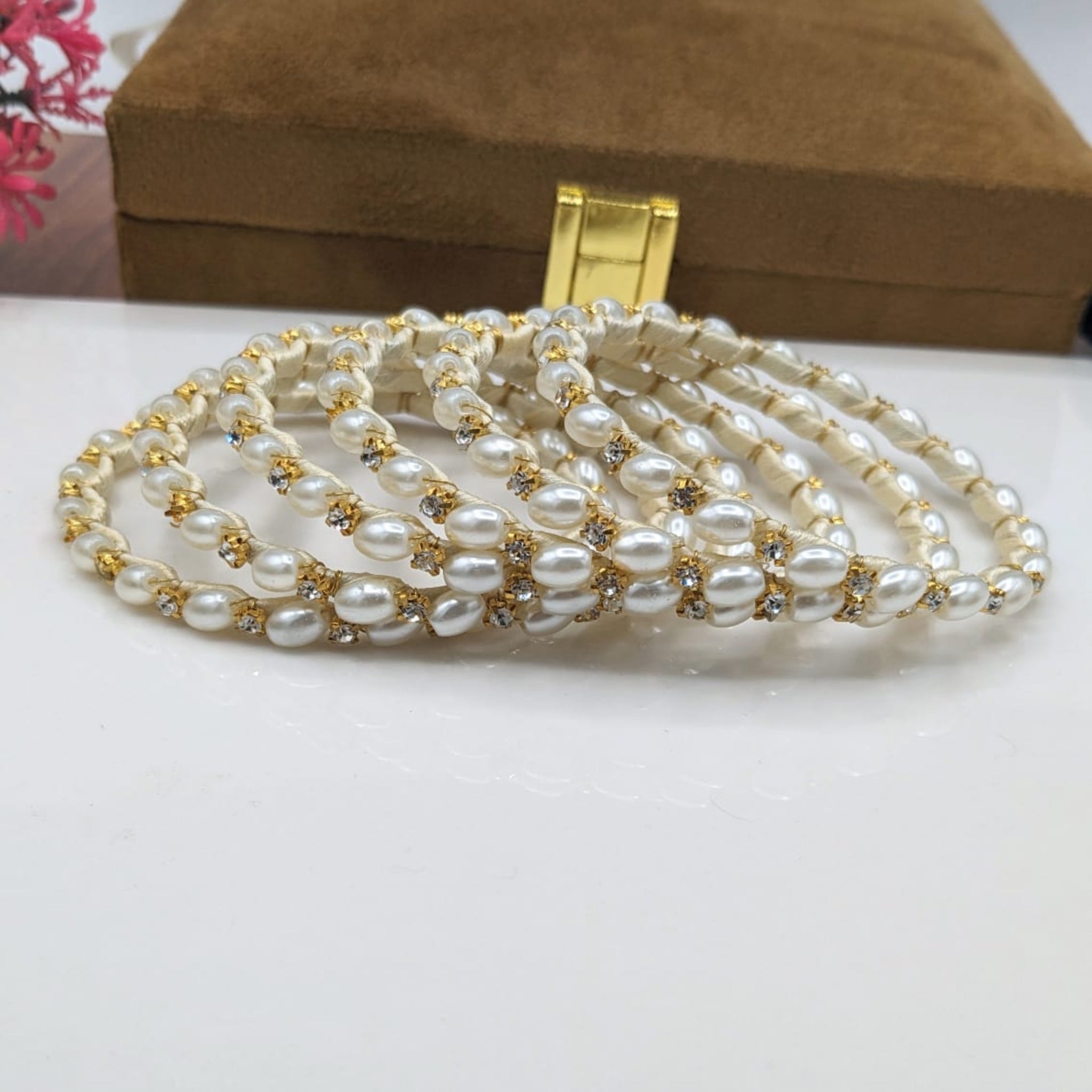 Pearl 6 Pc Bangles (FSB76)