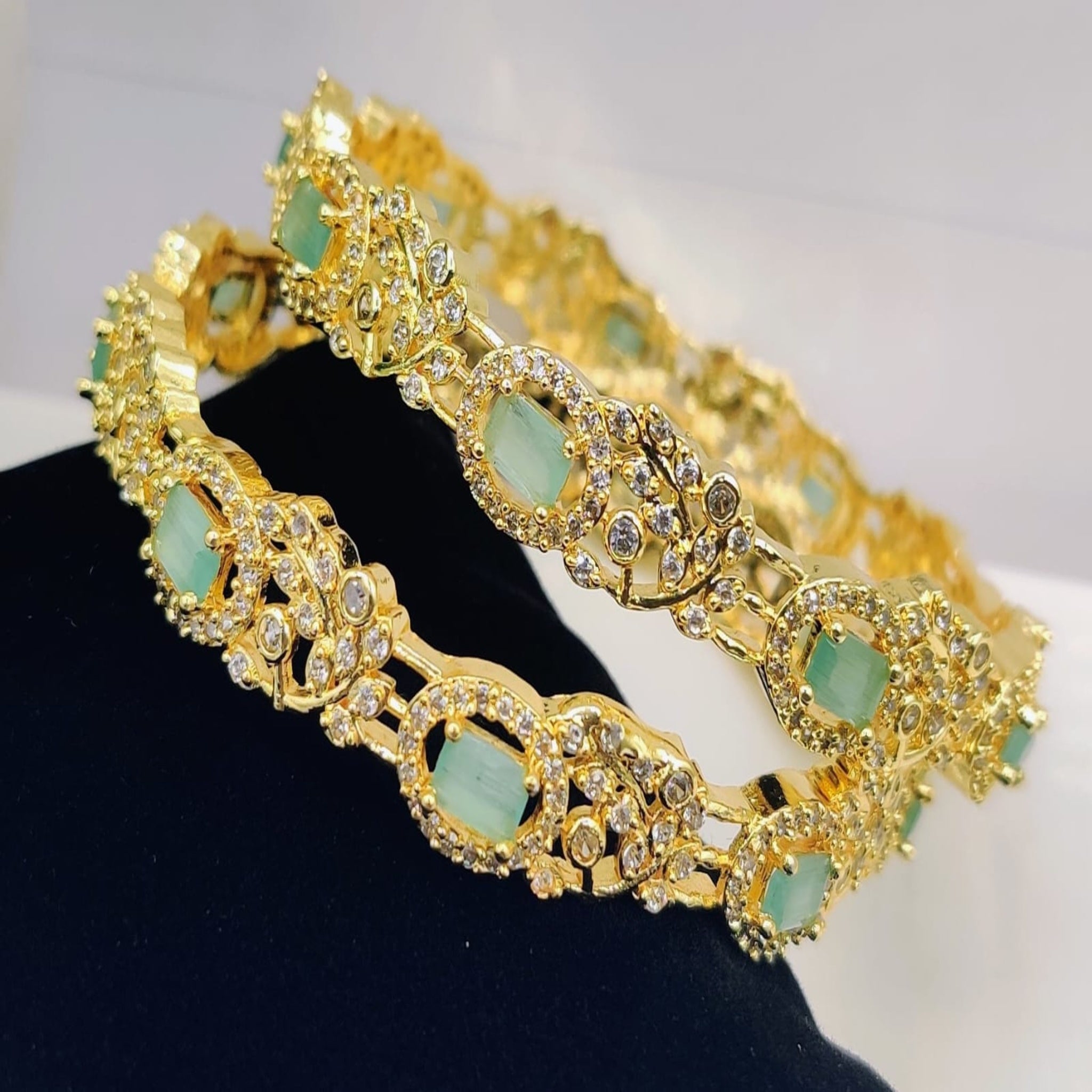 Elegant 2 Pc AD Bangles (FSAB58)