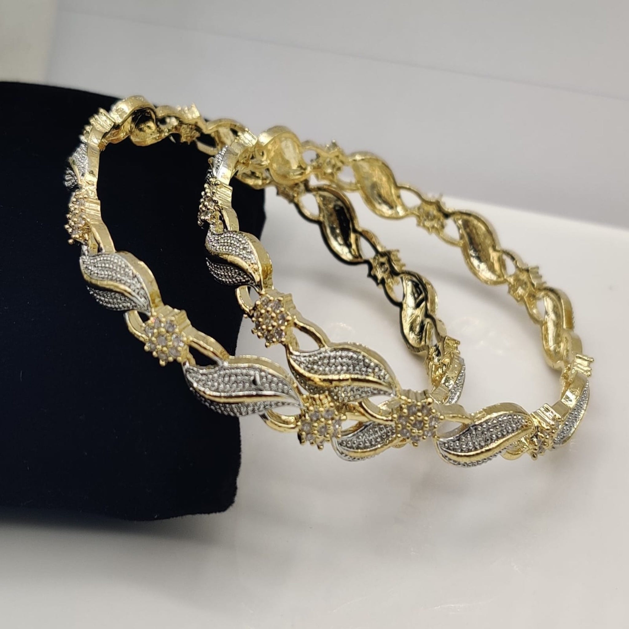 2 Pc Fancy Karrat Bangles (FSAB61)