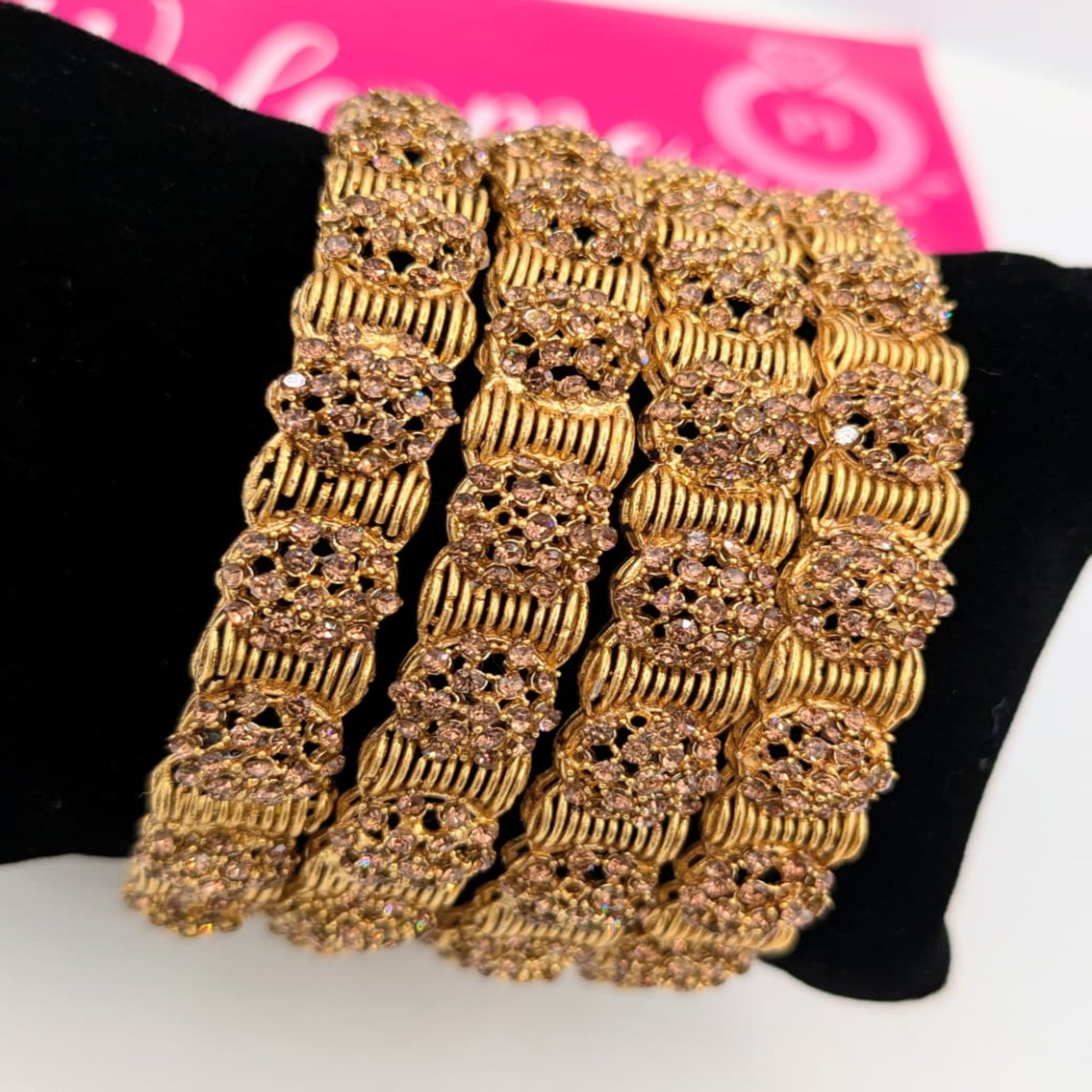 Golden 4 Pc Bangles (FSB77)