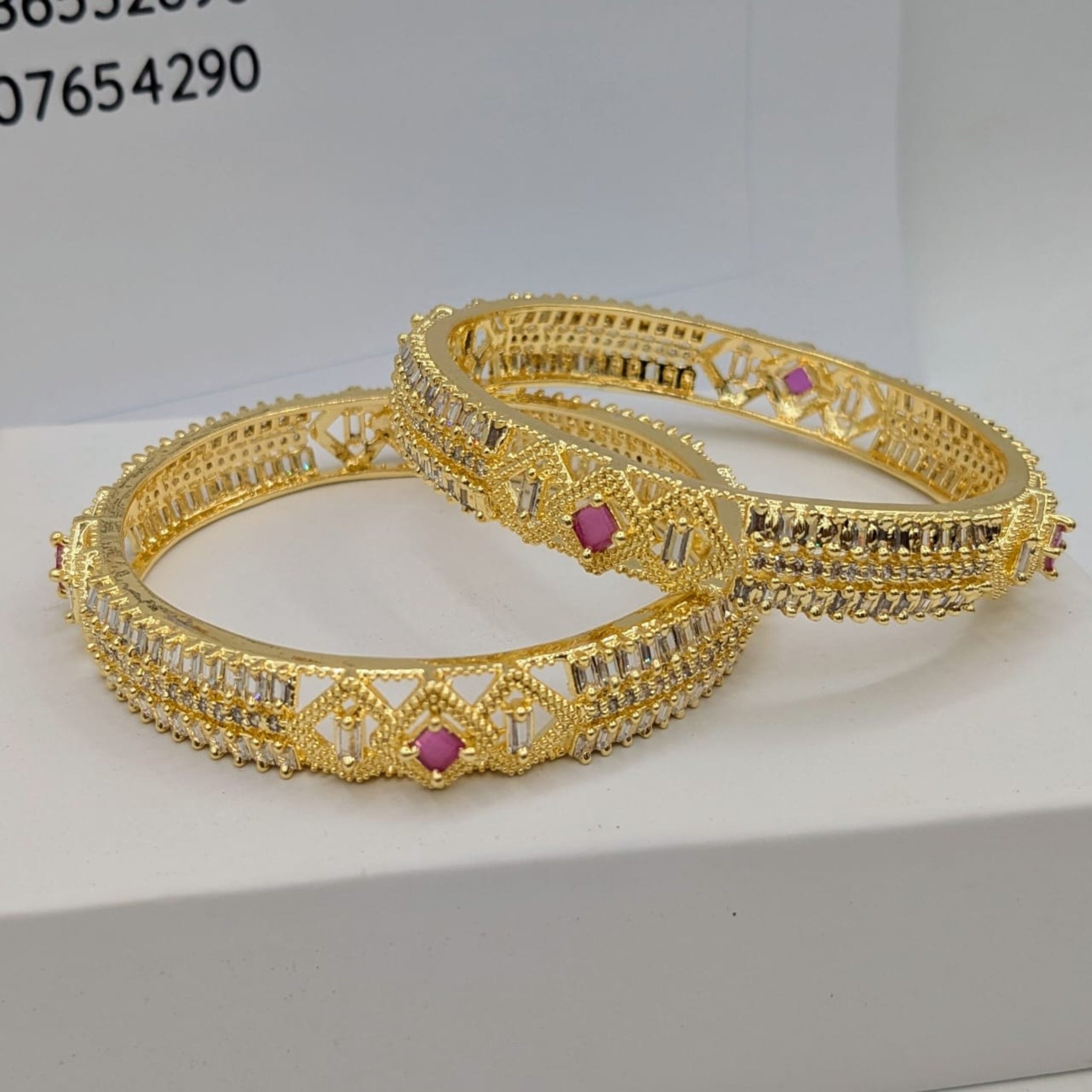 AD 2 Pc Fancy Bangles (FSAB63)