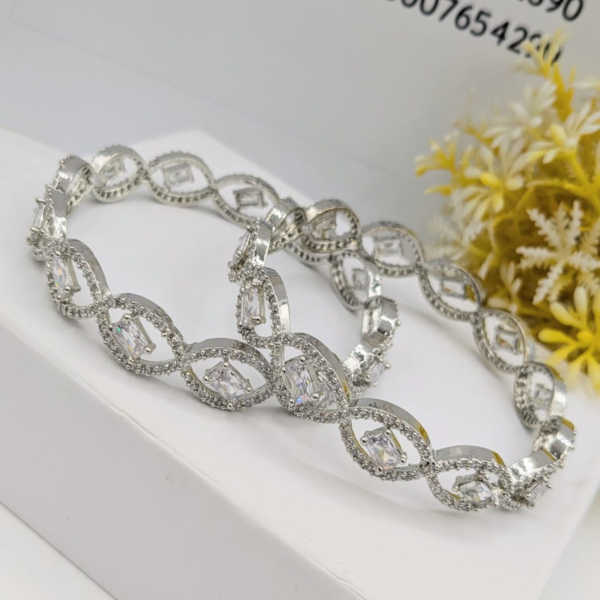 Silver Beautiful Karrat 2 Pc (FSAB66)