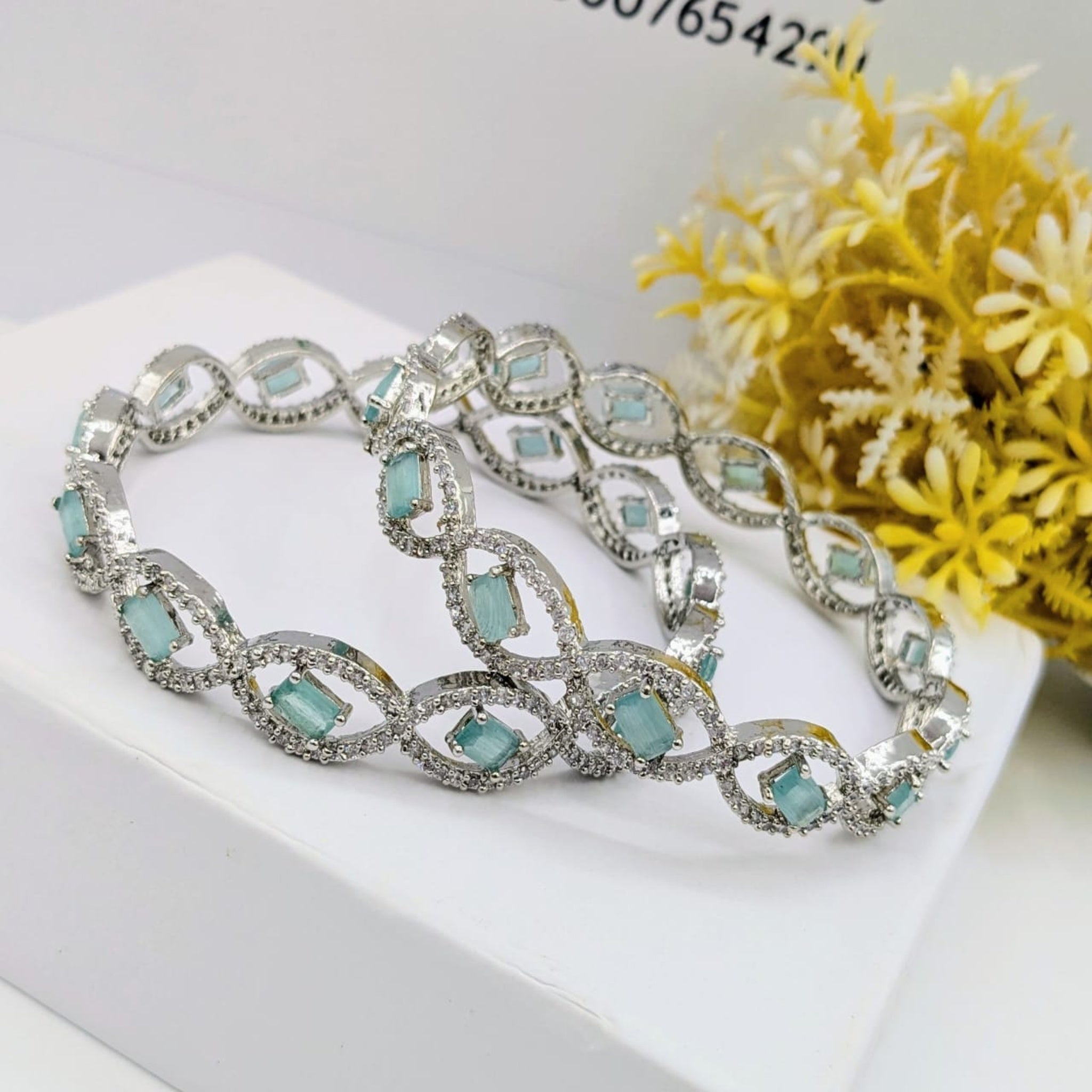 Silver Beautiful Karrat 2 Pc (FSAB66)