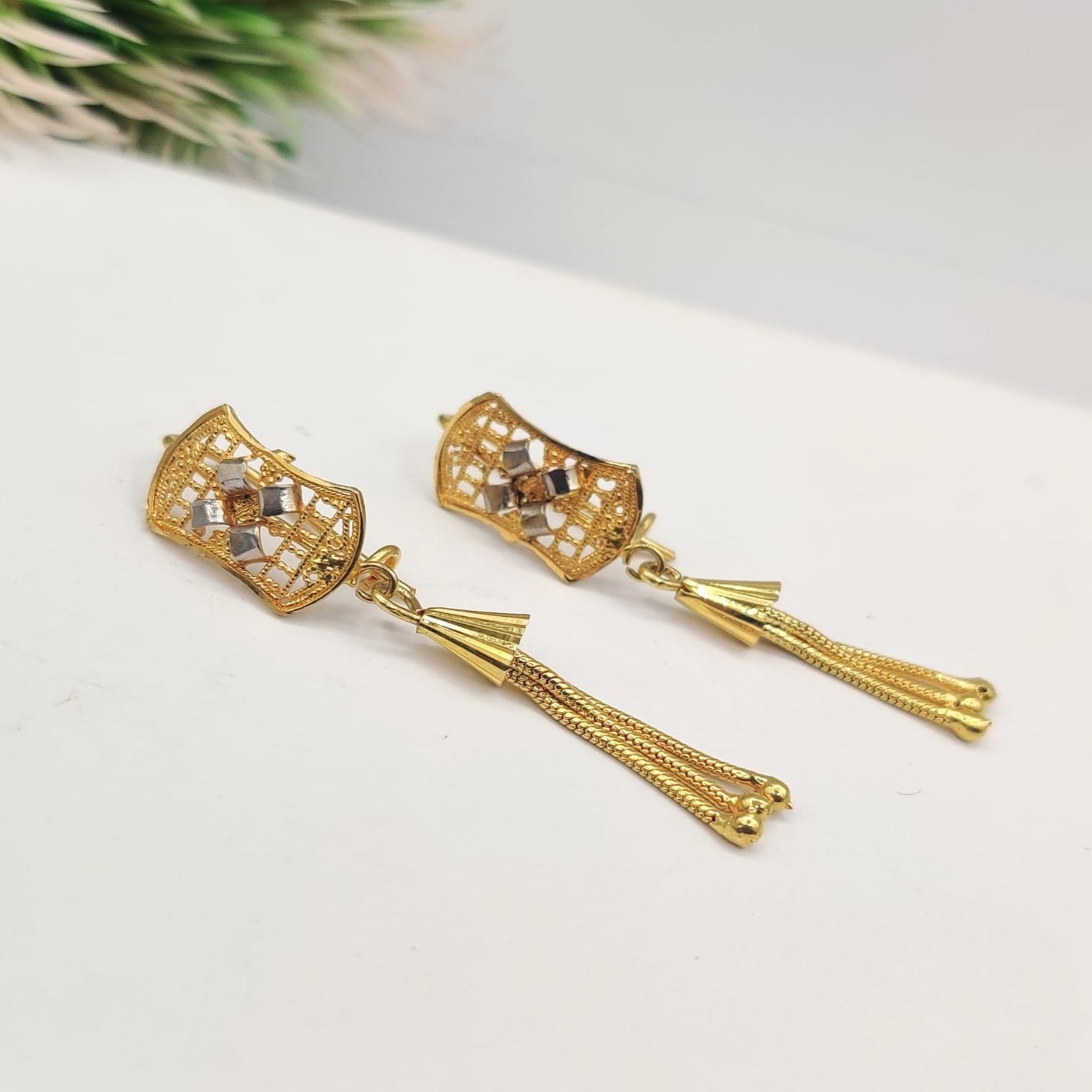 RP Gold Fancy Ear Rings (FSE157)