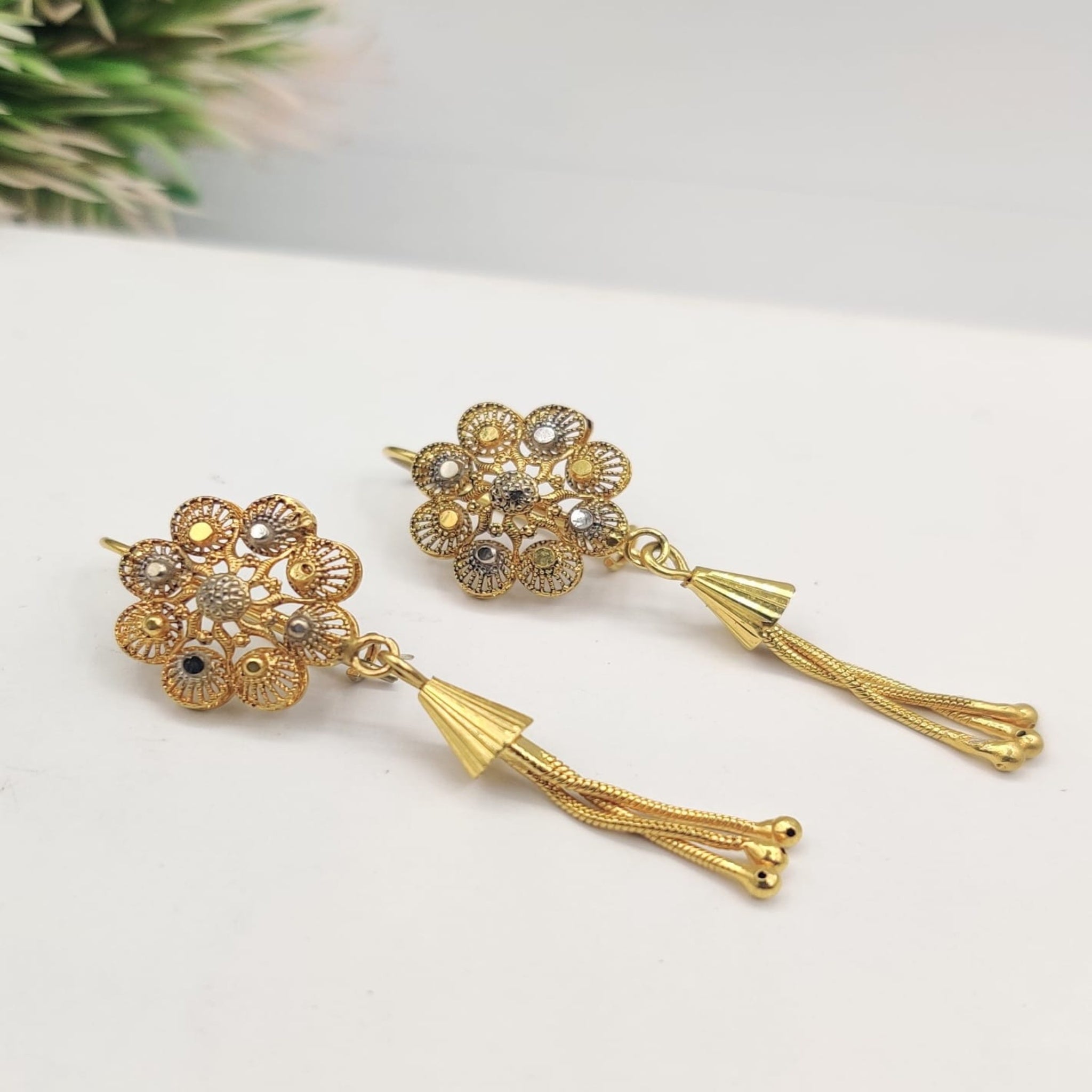 RP Gold Fancy Ear Rings (FSE157)
