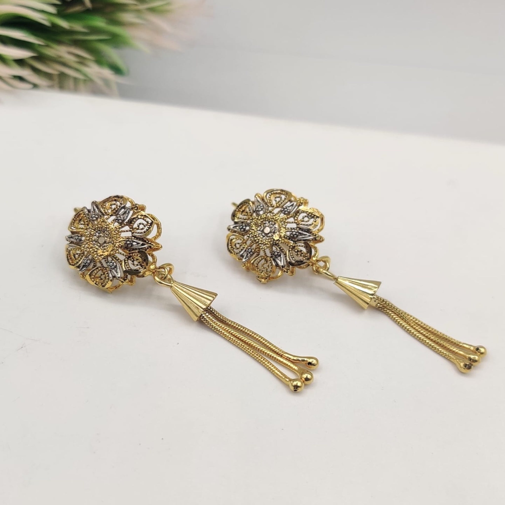 RP Gold Fancy Ear Rings (FSE157)