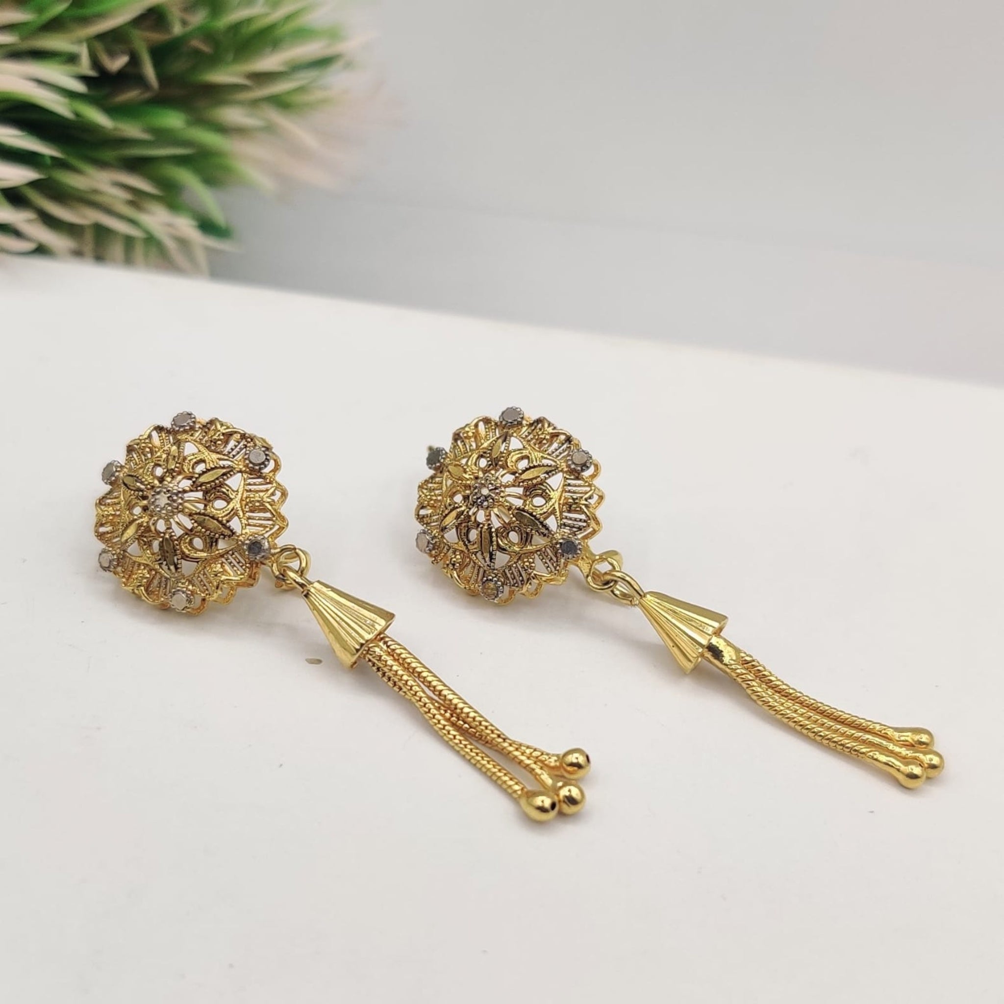 RP Gold Fancy Ear Rings (FSE157)