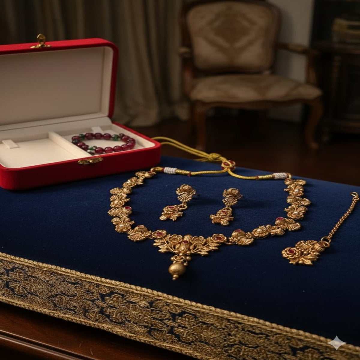 Rajwari Elegant Necklace Set (FDN127)