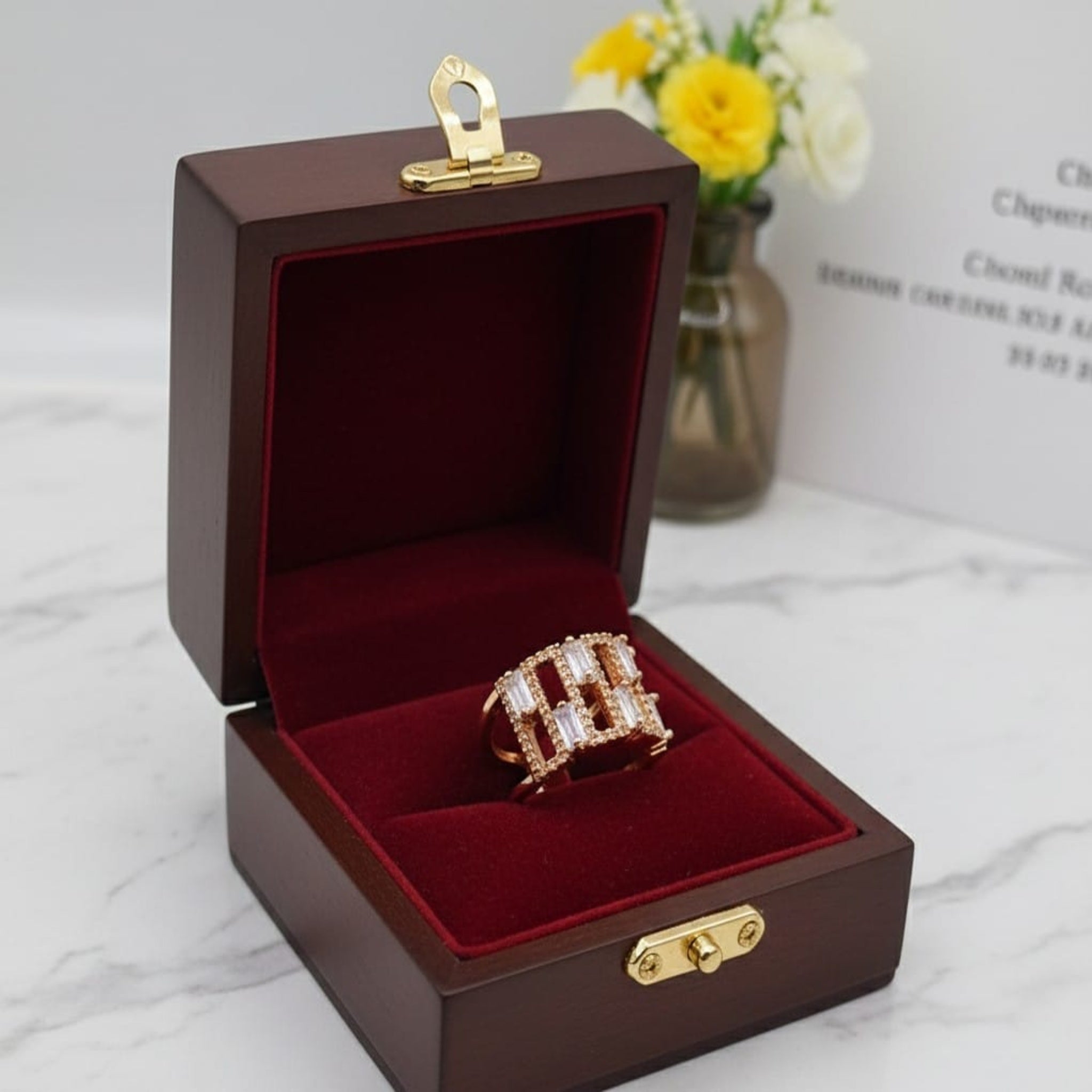 Stylish Zircon Ring (FSR119)