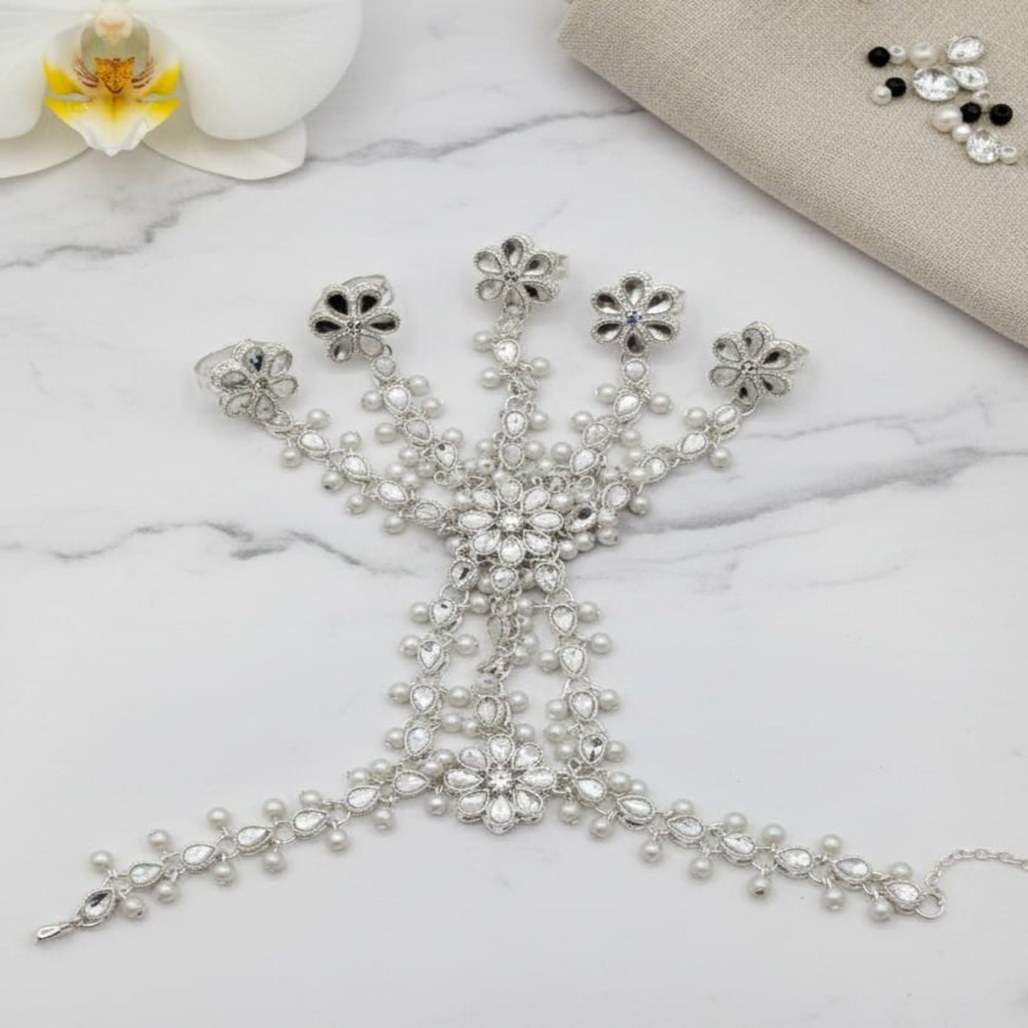 5 Rings Bracelet Silver & Golden