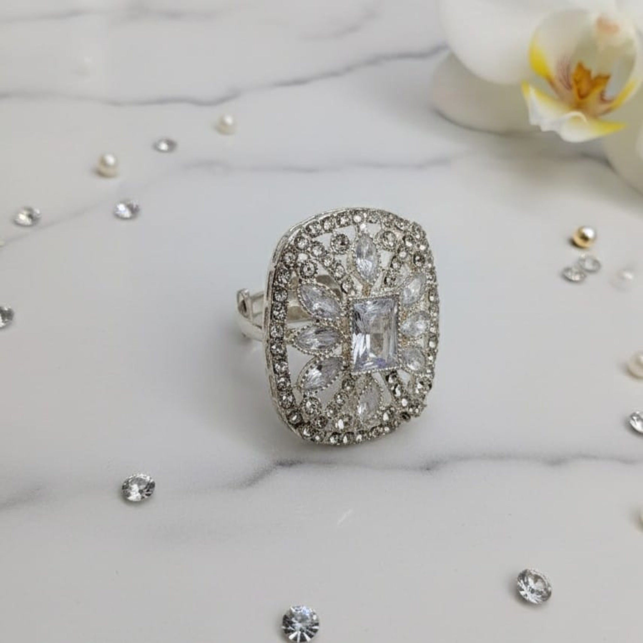 Zircon Bridal Ring (FSR123)