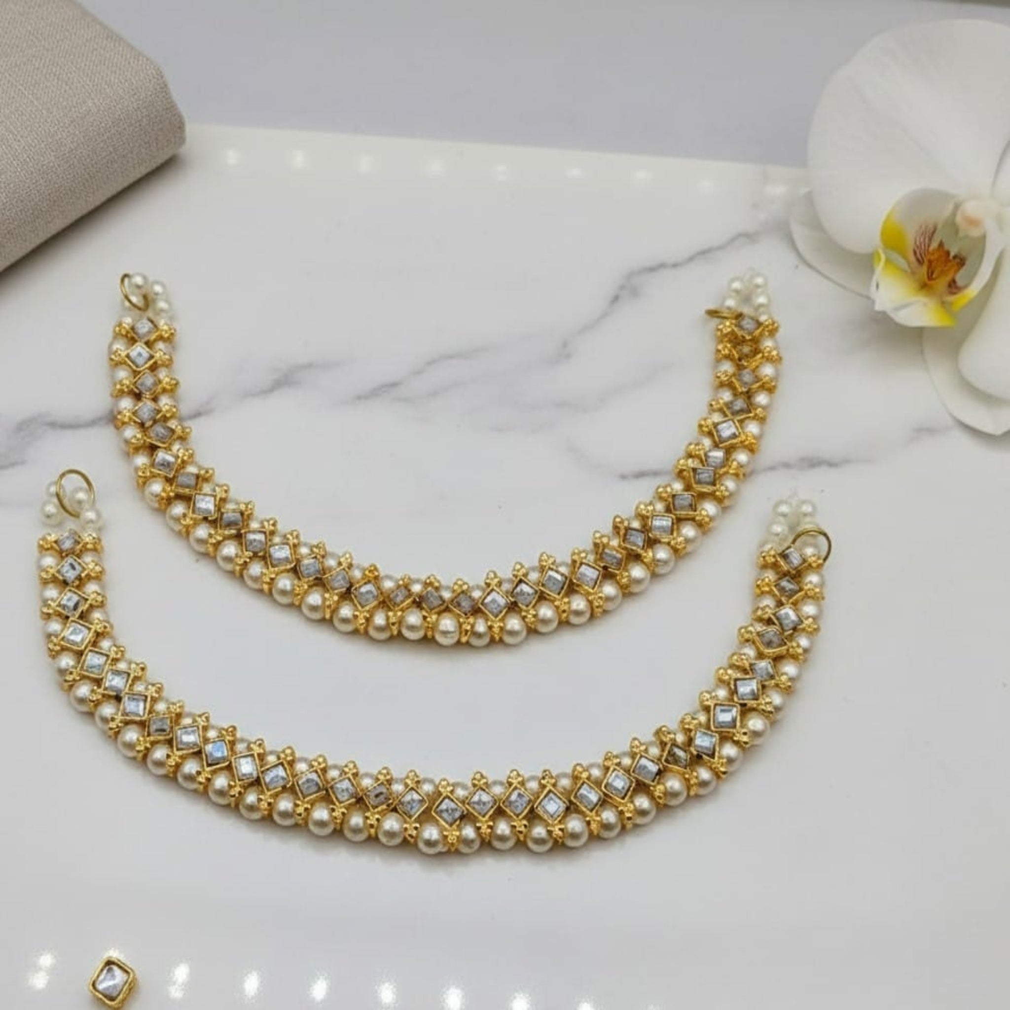 Kundan Fancy Anclets
