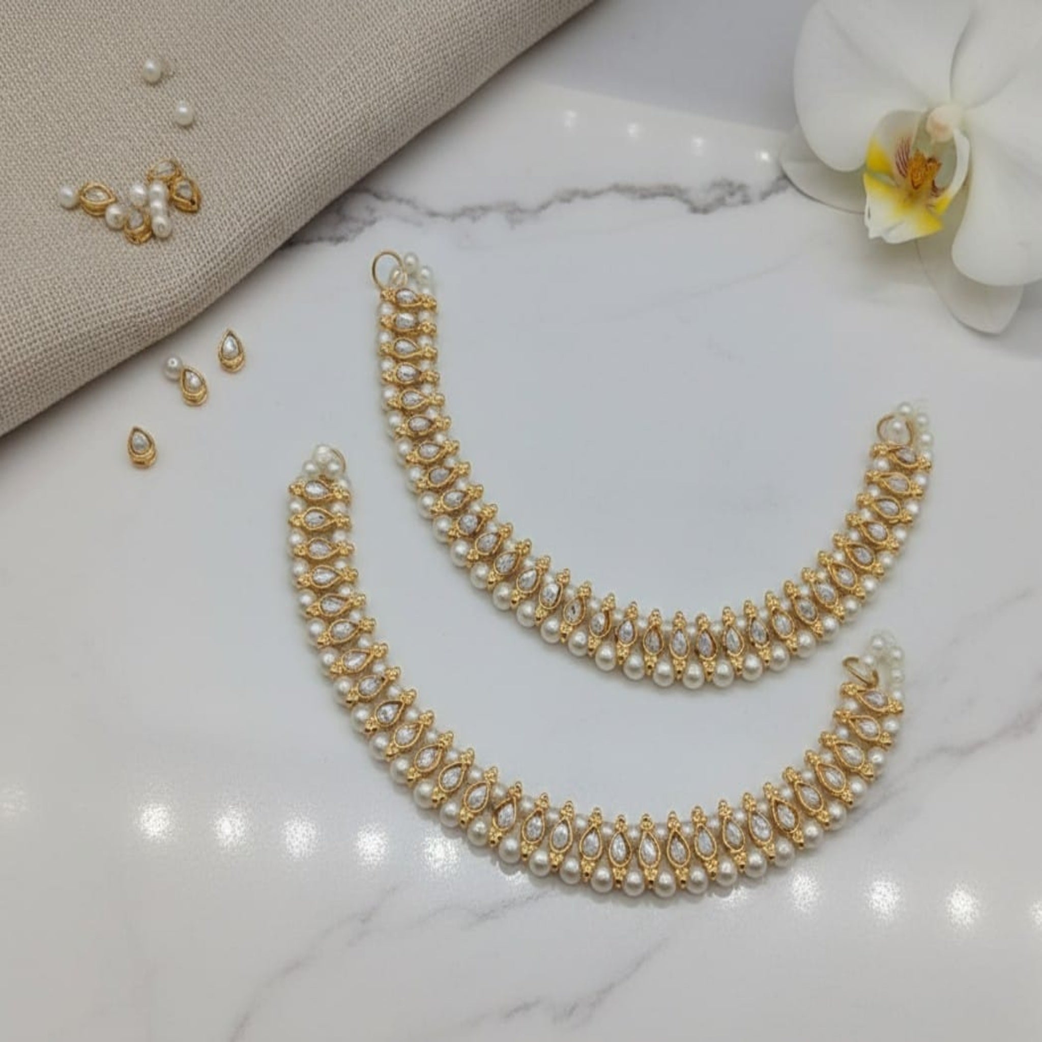 Kundan Fancy Anclets