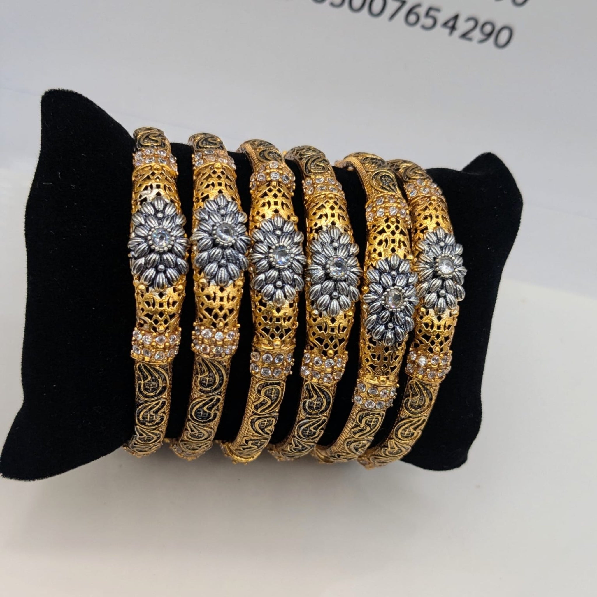Antique Fine 6 Pc Bangles (FSB90)