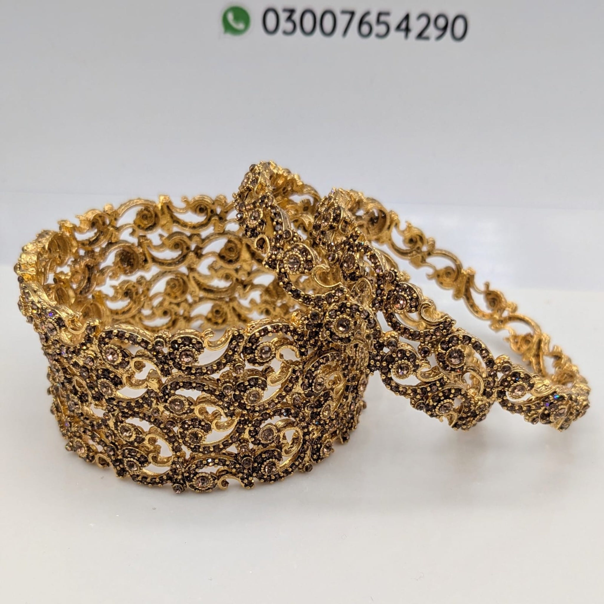 Golden 6 Pc Bangles (FSB92)