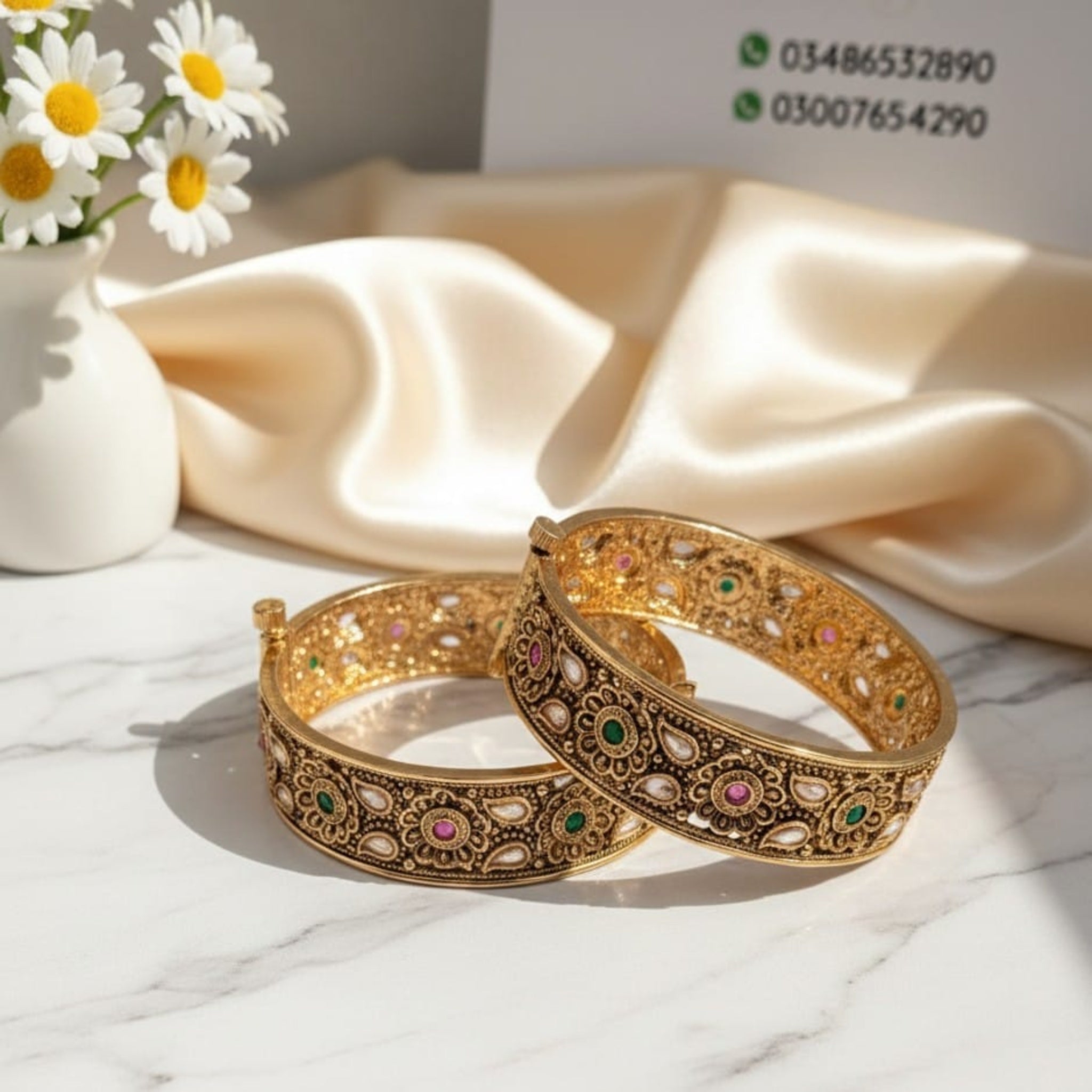Rajwari Delicate Kara Bangles (FSKB142)