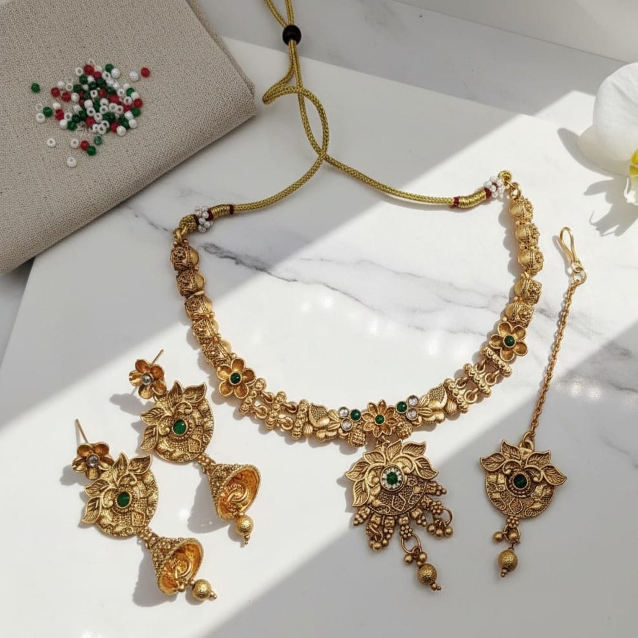 Rajwari Necklace Set (FDN131)