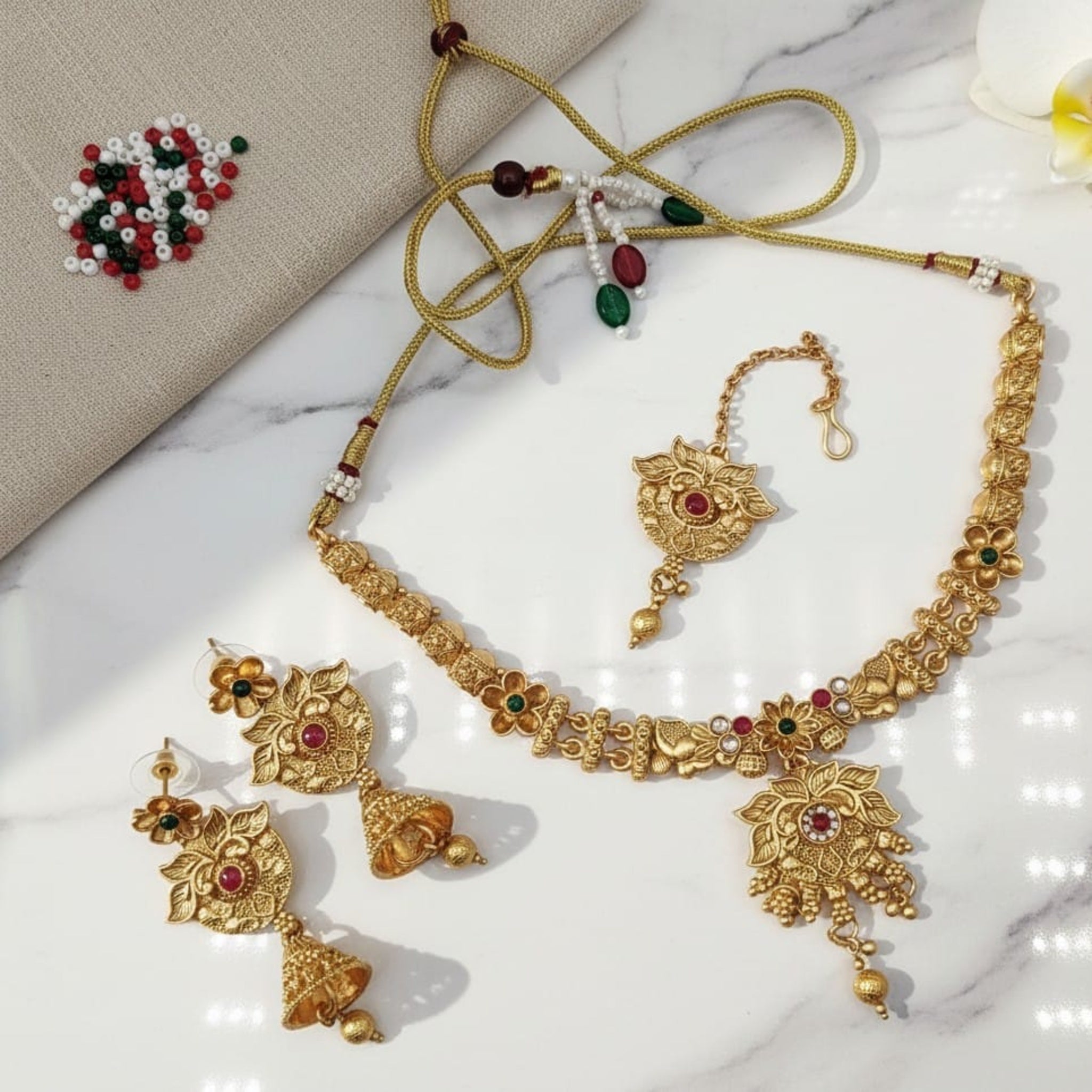Rajwari Necklace Set (FDN131)