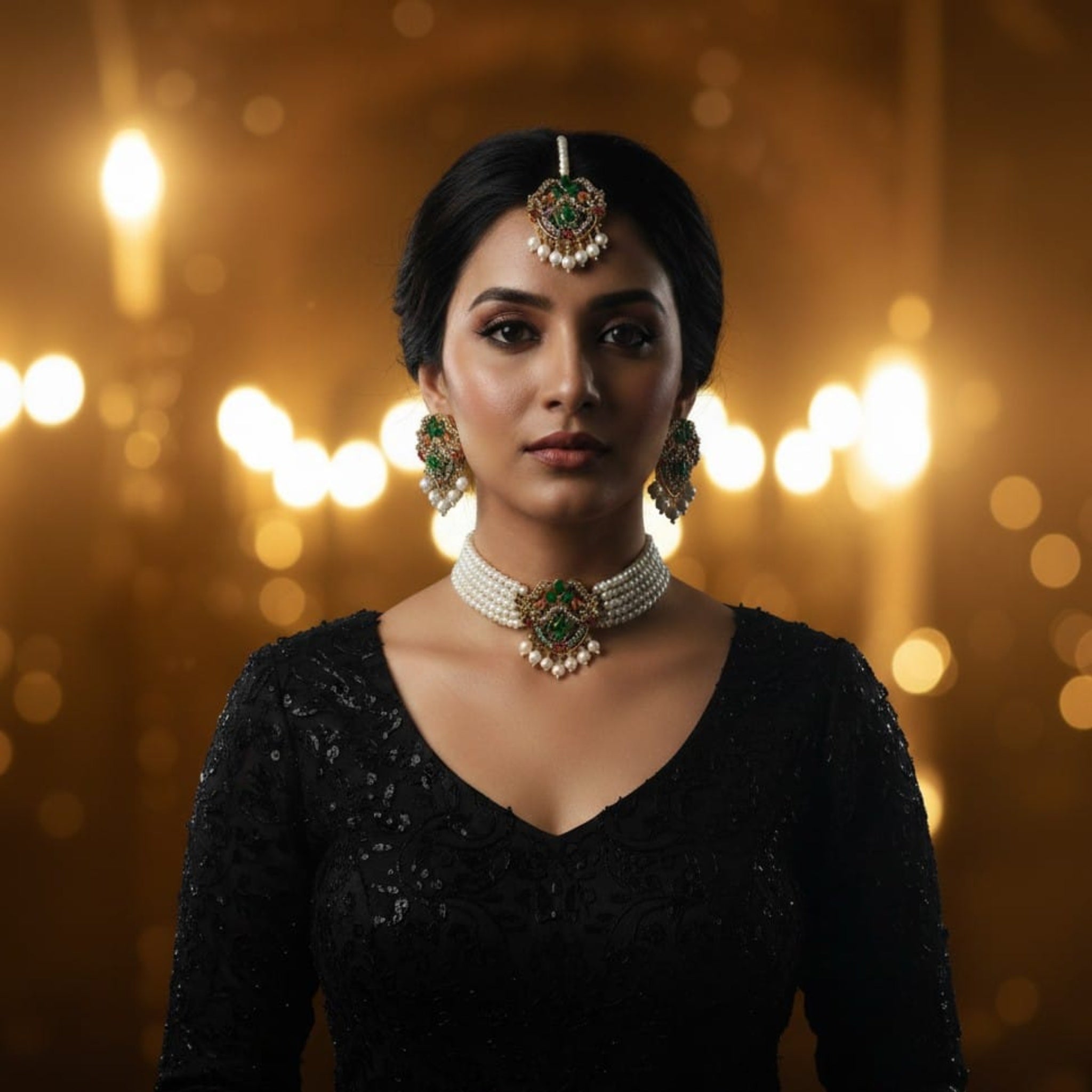 Multi Choker Necklace (FDN132)