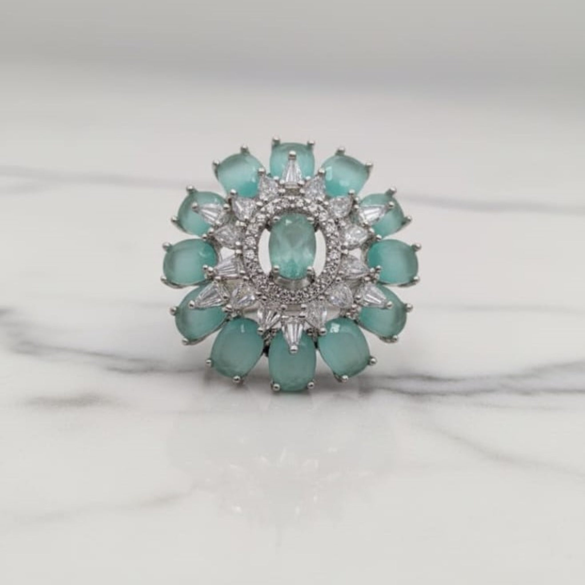 Mint Elegant AD Ring (FSR125)